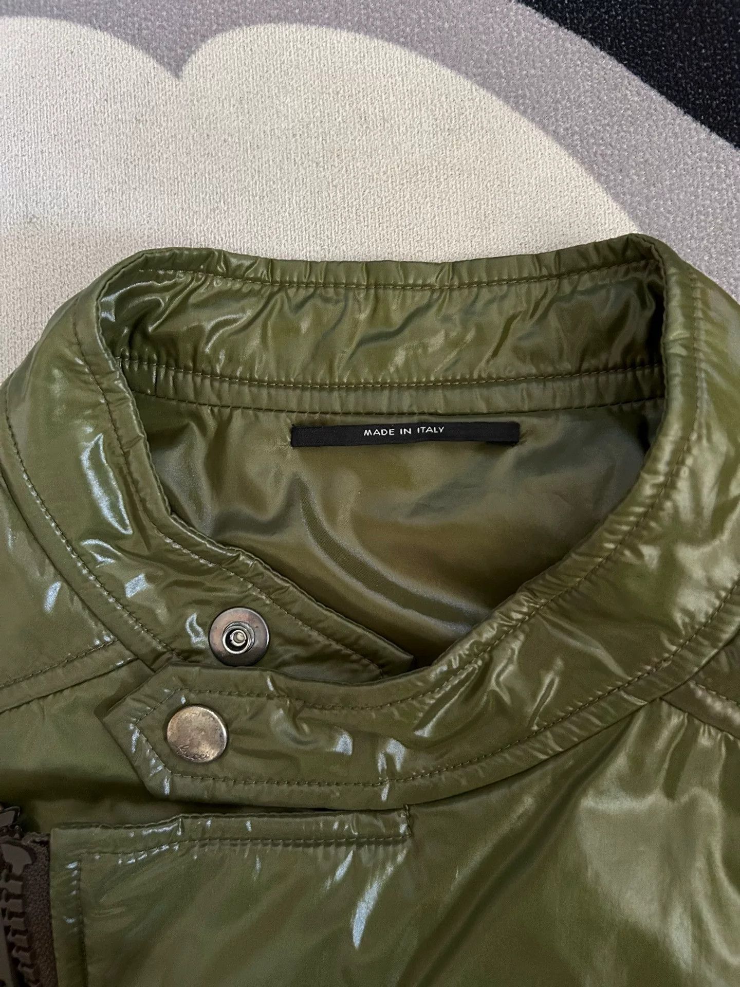 Gucci Gucci Olive Green Sleeveless Jacket Size US S / EU 44-46 / 1 - 2 Thumbnail