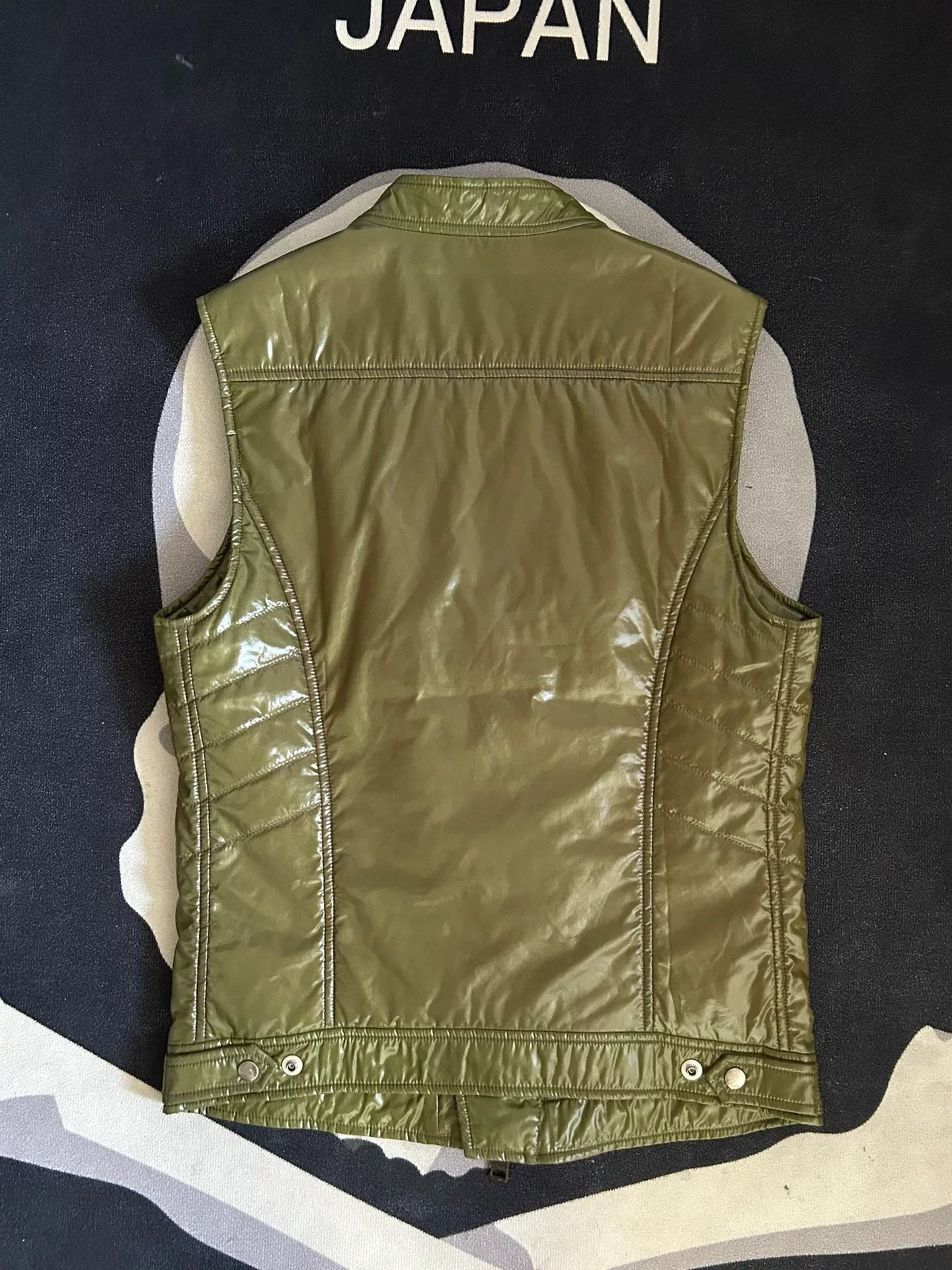 Gucci Gucci Olive Green Sleeveless Jacket Size US S / EU 44-46 / 1 - 6 Thumbnail