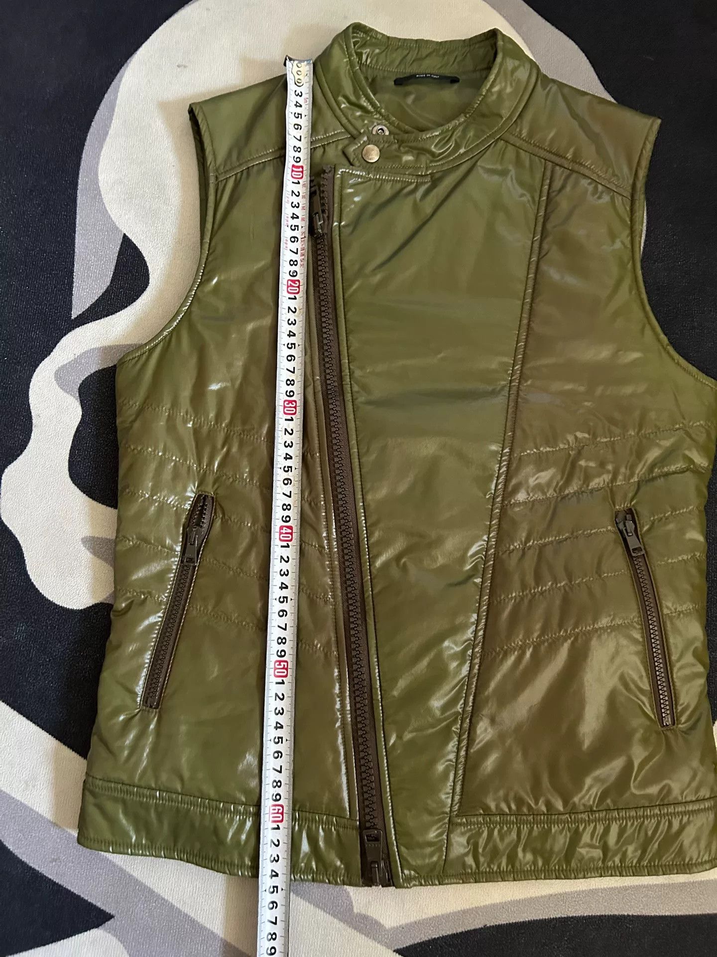 Gucci Gucci Olive Green Sleeveless Jacket Size US S / EU 44-46 / 1 - 4 Thumbnail