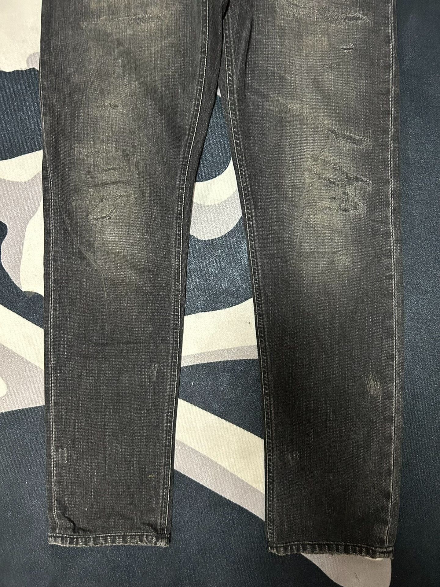 Dolce & Gabbana Dolce & Gabbana Distressed Gray Jeans Size US 34 / EU 50 - 3 Thumbnail