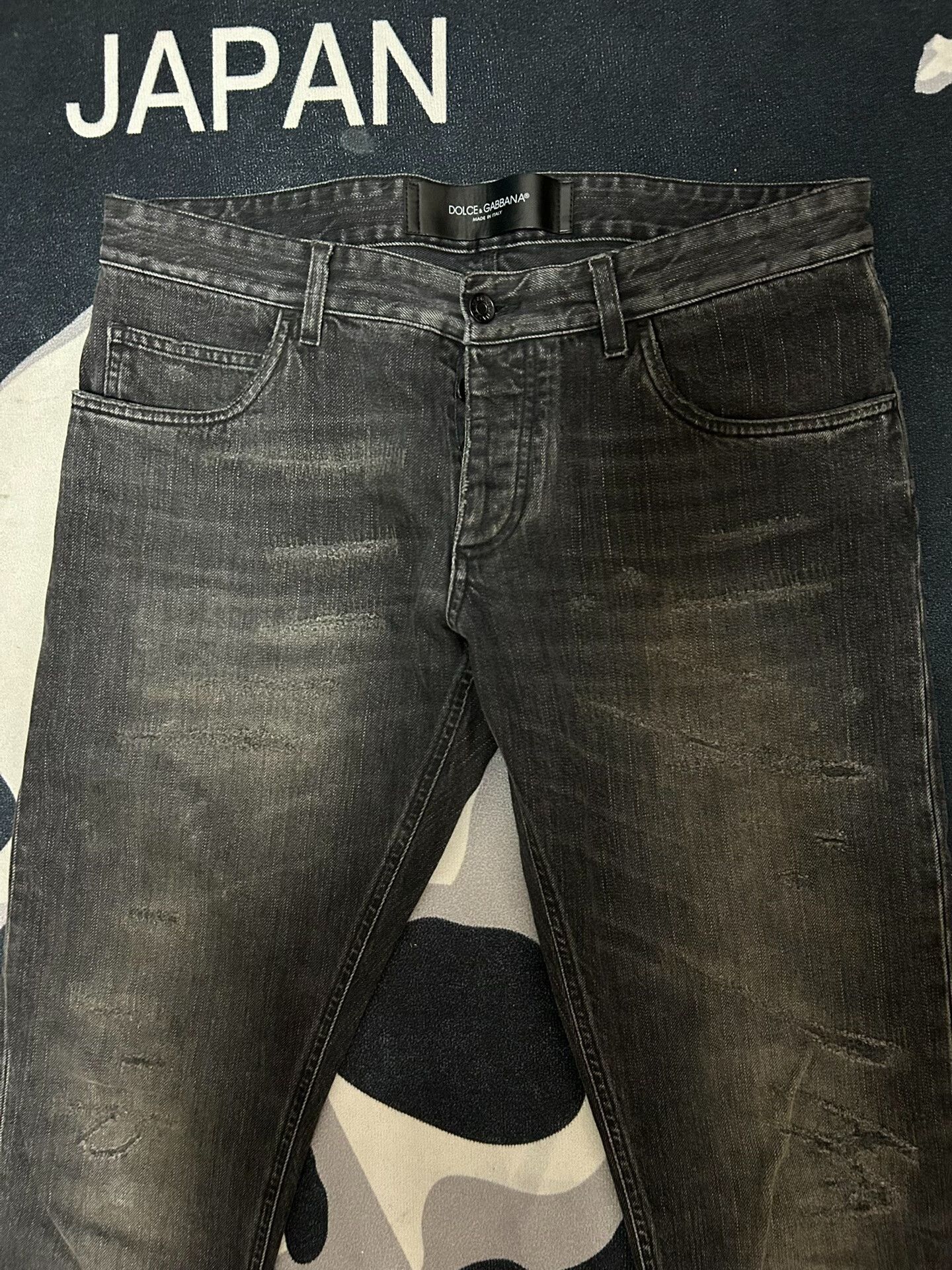 Dolce & Gabbana Dolce & Gabbana Distressed Gray Jeans Size US 34 / EU 50 - 2 Thumbnail