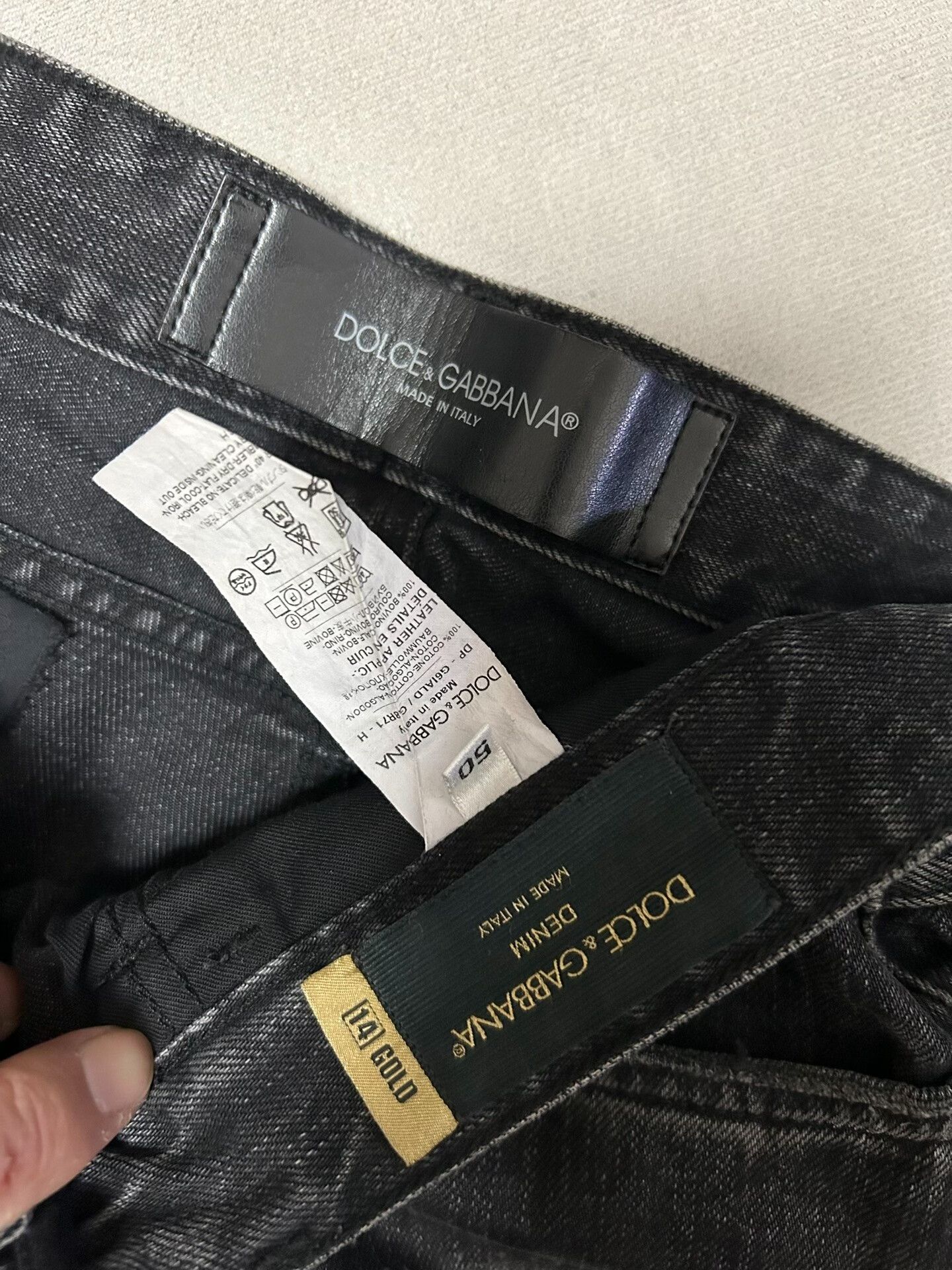 Dolce & Gabbana Dolce & Gabbana Distressed Gray Jeans Size US 34 / EU 50 - 7 Thumbnail