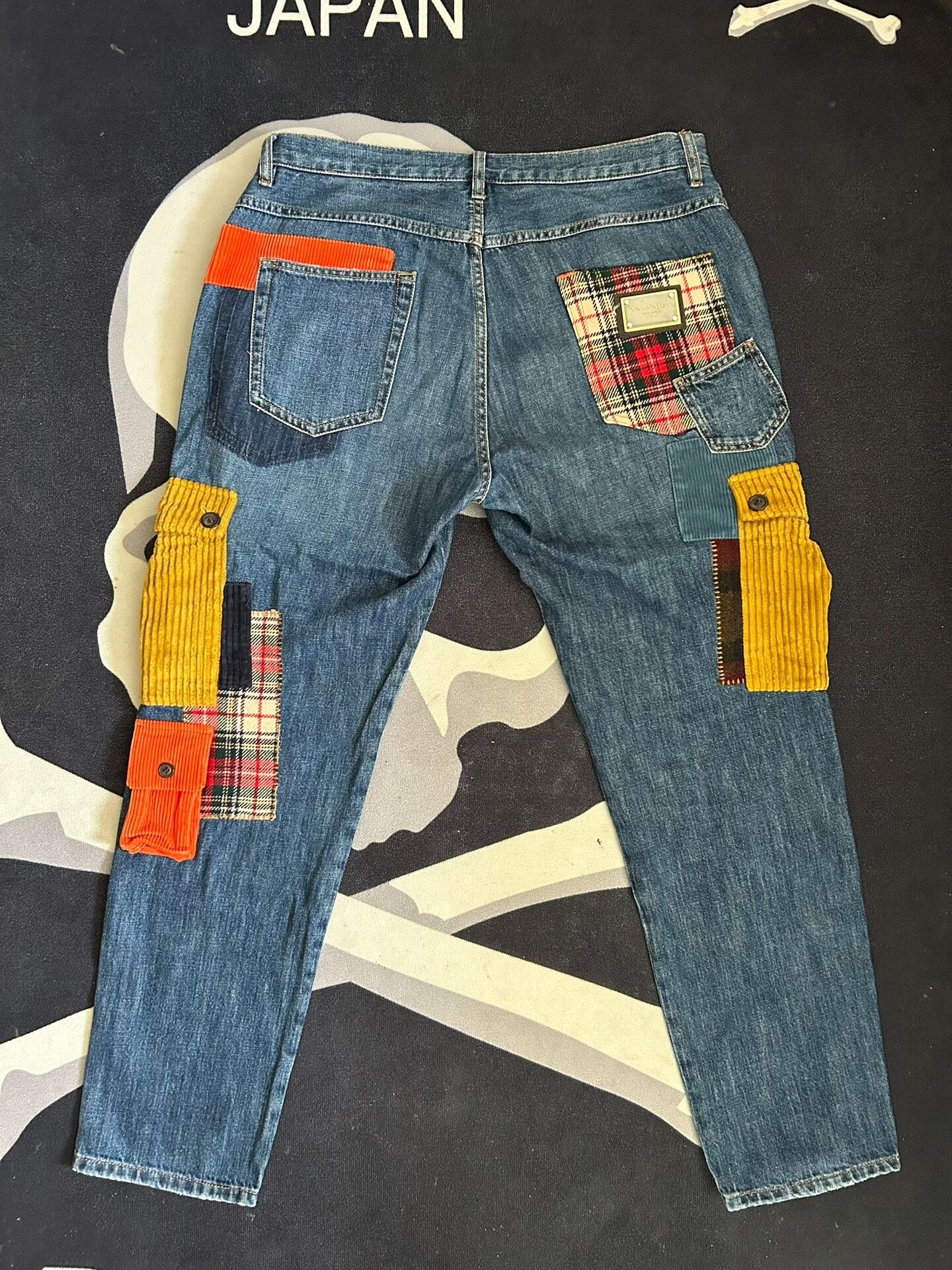 Dolce & Gabbana Dolce & Gabbana Patchwork Denim Pants Size US 34 / EU 50 - 4 Thumbnail