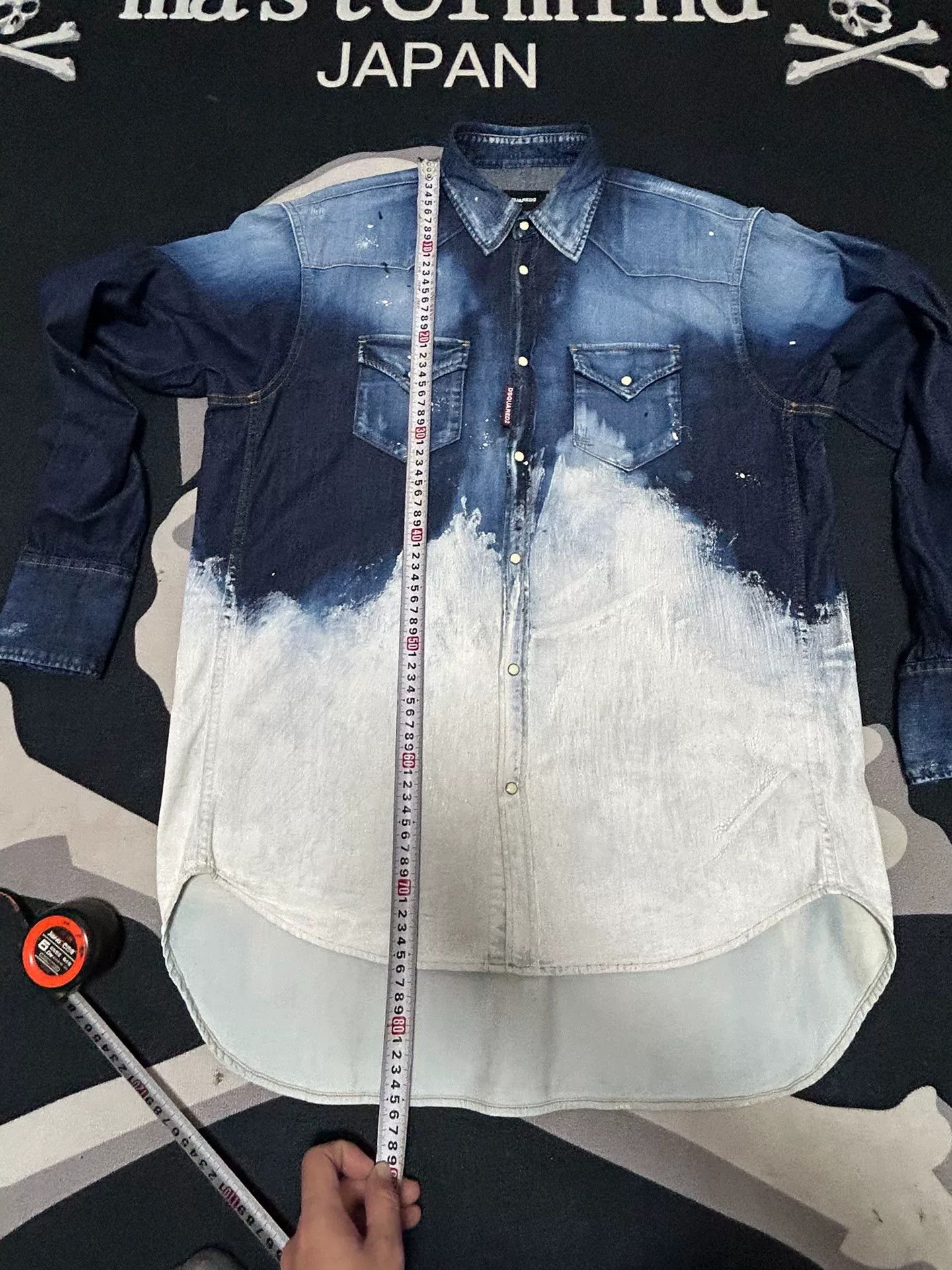 Dsquared2 Dsquared2 Trapez Denim Shirt for Men Size US M / EU 48-50 / 2 - 8 Thumbnail