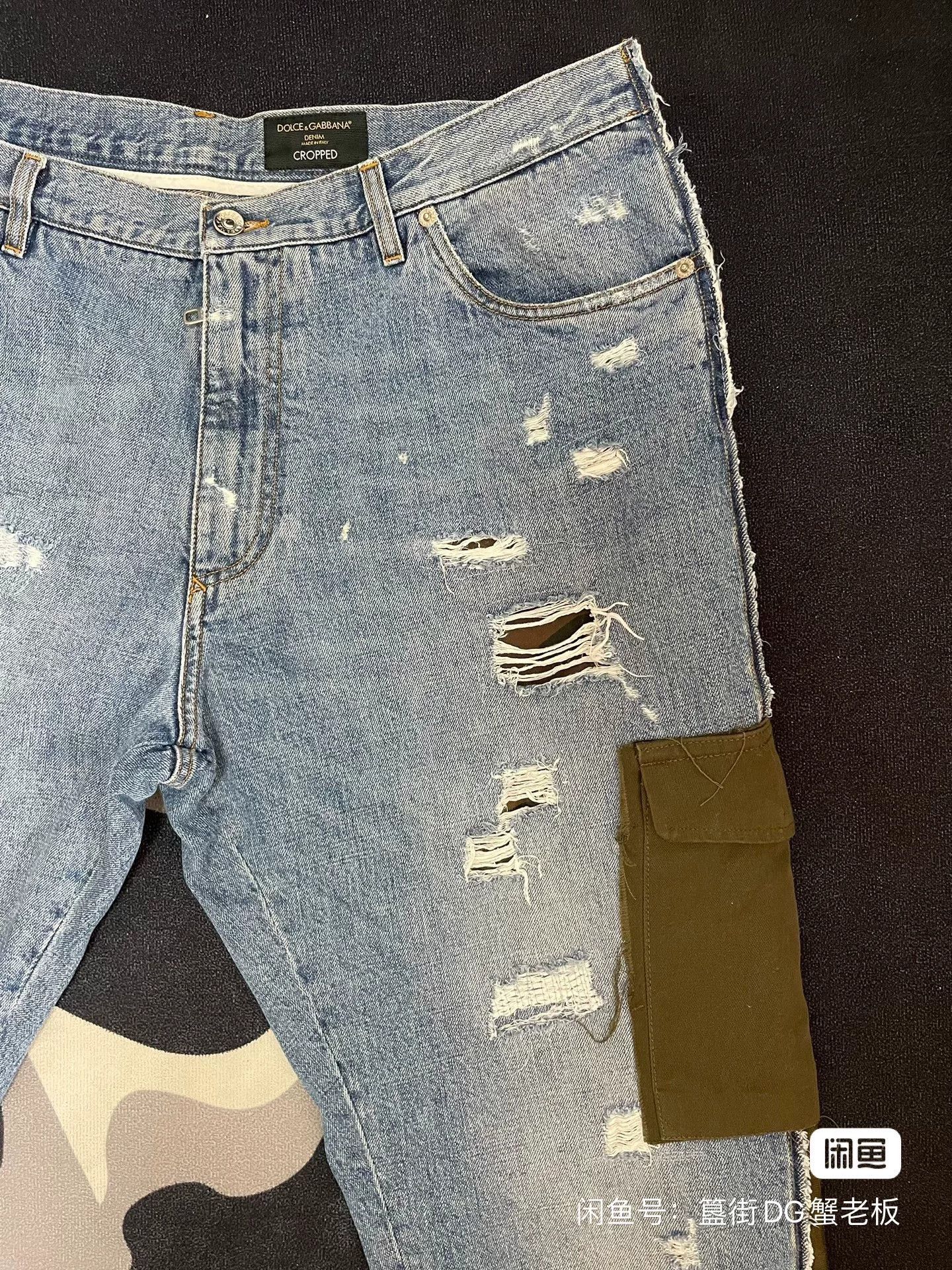 Dolce & Gabbana DG Casual Cargo Denim Pants Size US 36 / EU 52 - 4 Thumbnail