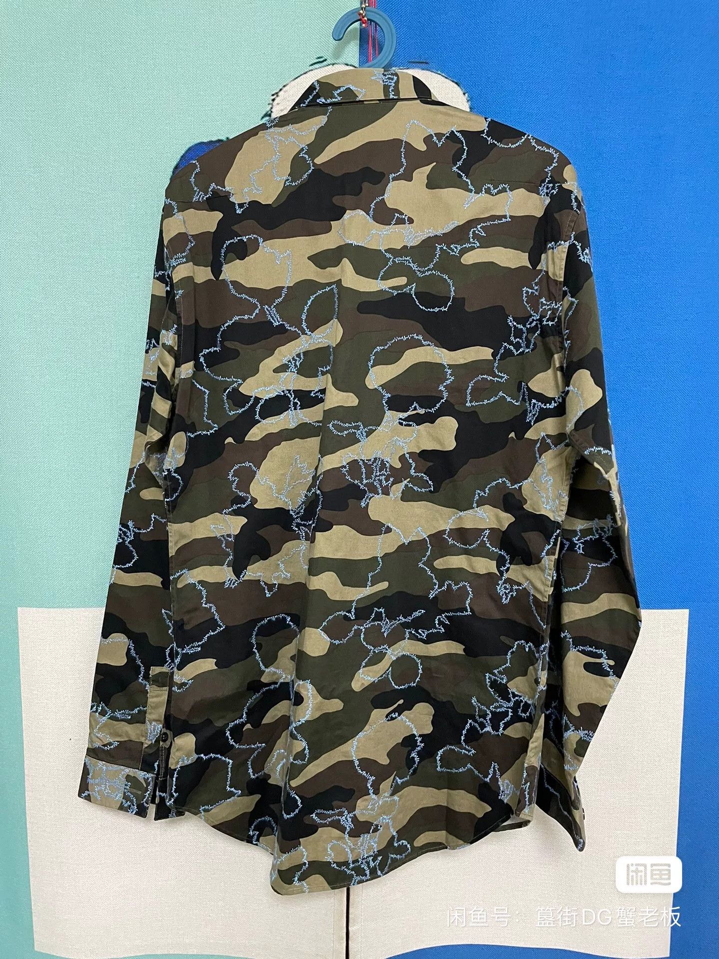 Dior Dior Homme Camouflage Embroidered Shirt Size US M / EU 48-50 / 2 - 6 Thumbnail