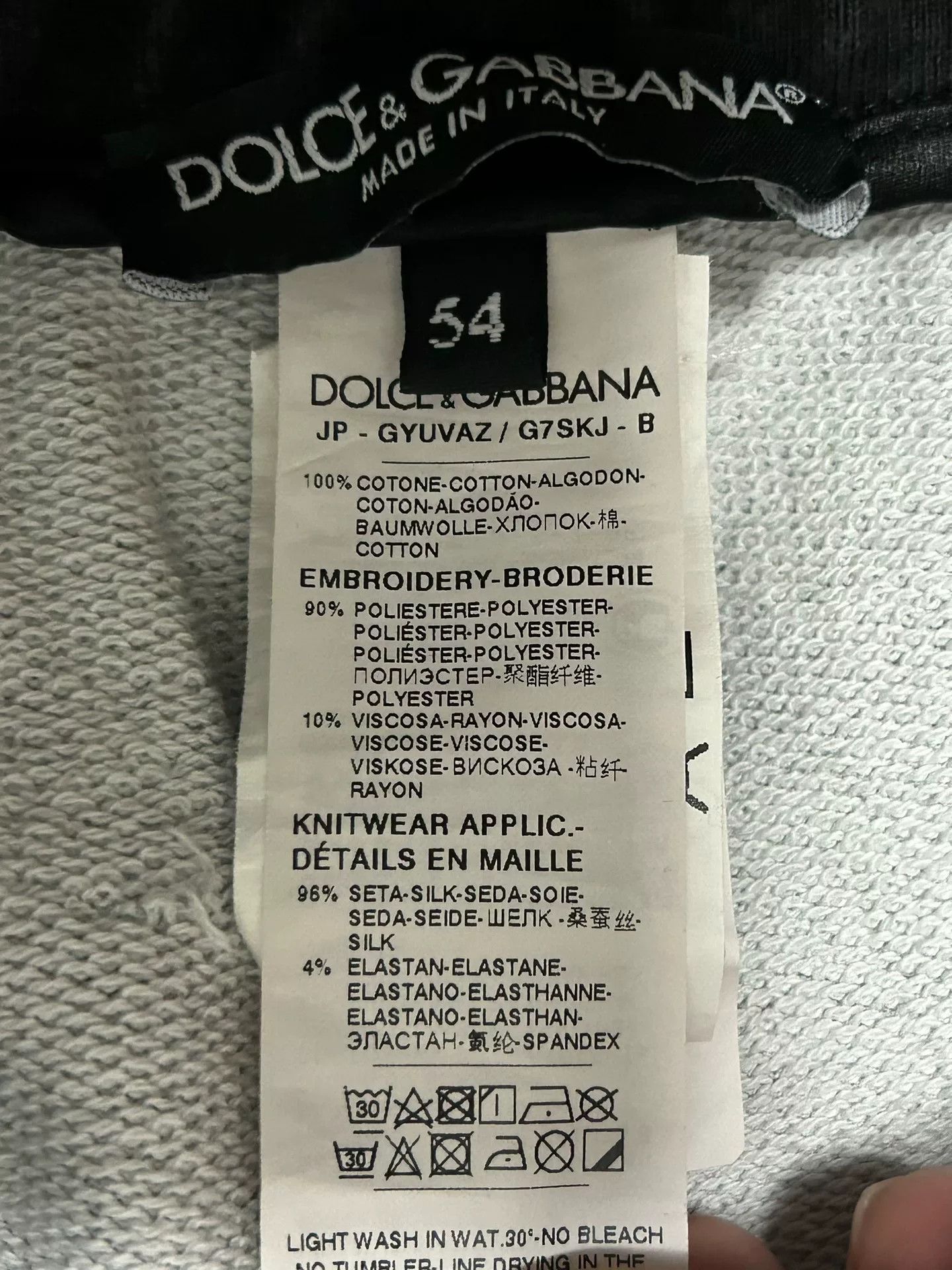 Dolce & Gabbana Dolce & Gabbana Embroidered Sweatpants Size US 36 / EU 52 - 6 Thumbnail