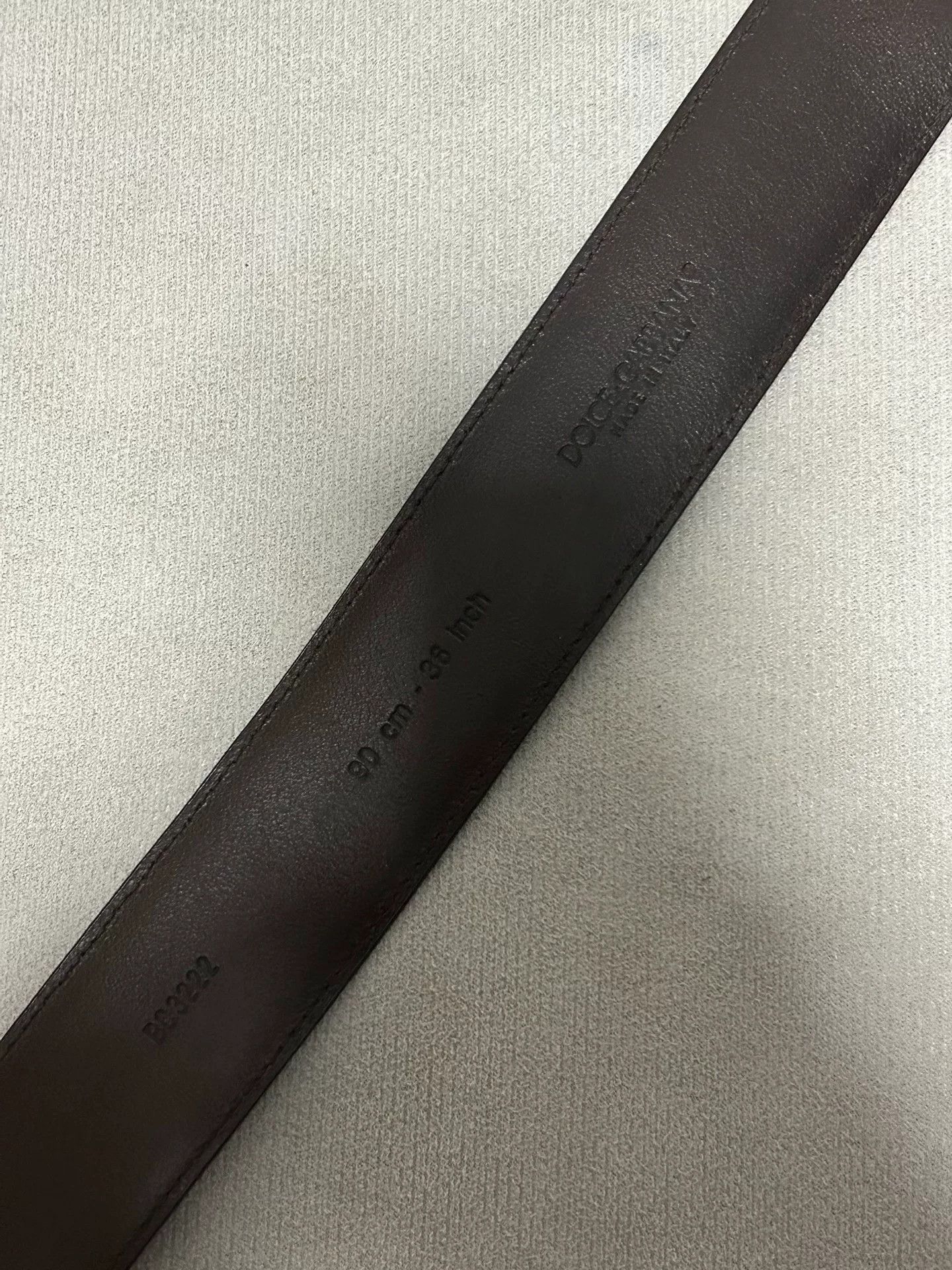 Dolce & Gabbana Dolce&Gabbana Gold Buckle Leather Belt Size ONE SIZE - 4 Thumbnail