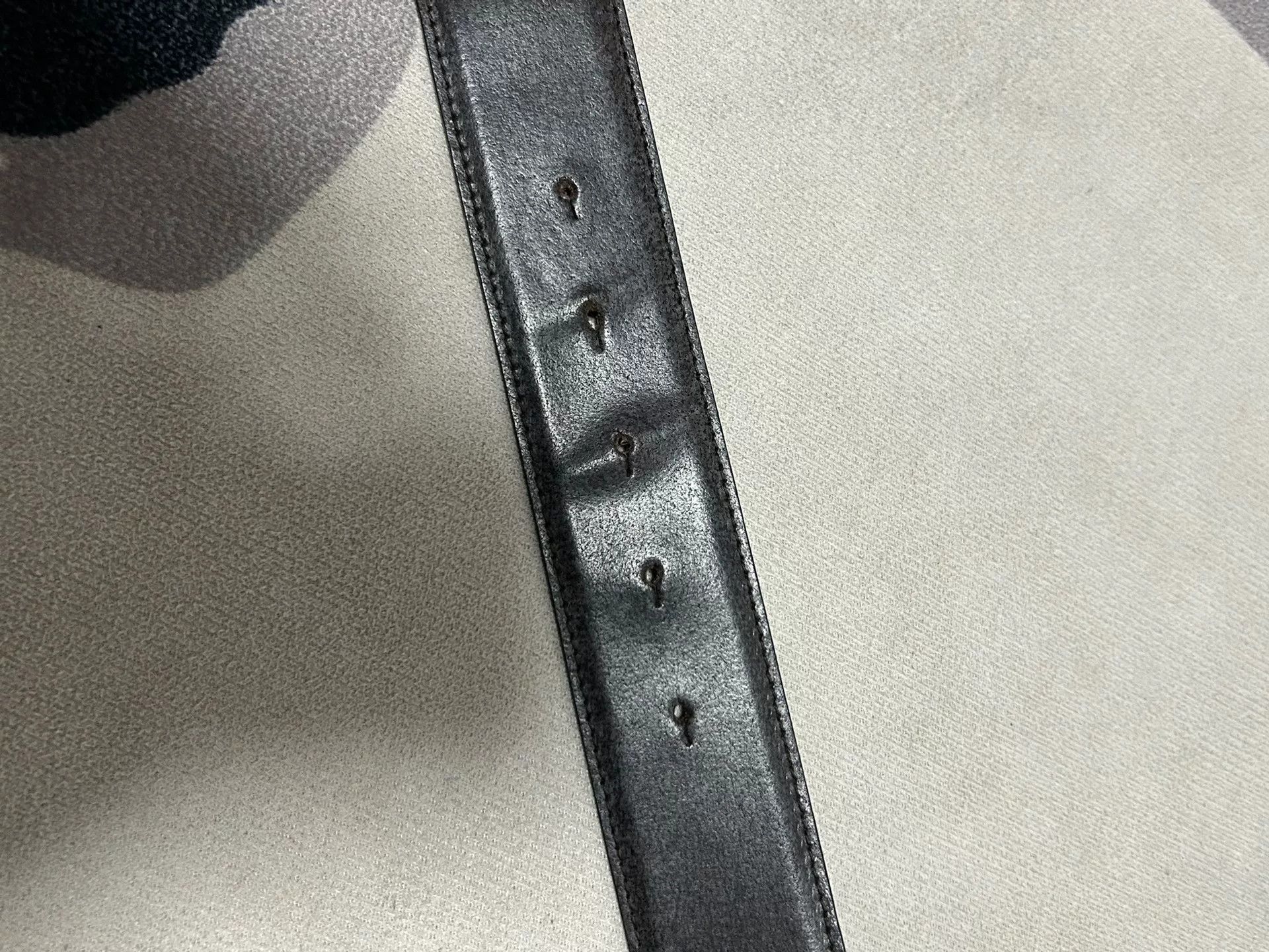 Dolce & Gabbana Dolce&Gabbana Gold Buckle Leather Belt Size ONE SIZE - 6 Thumbnail