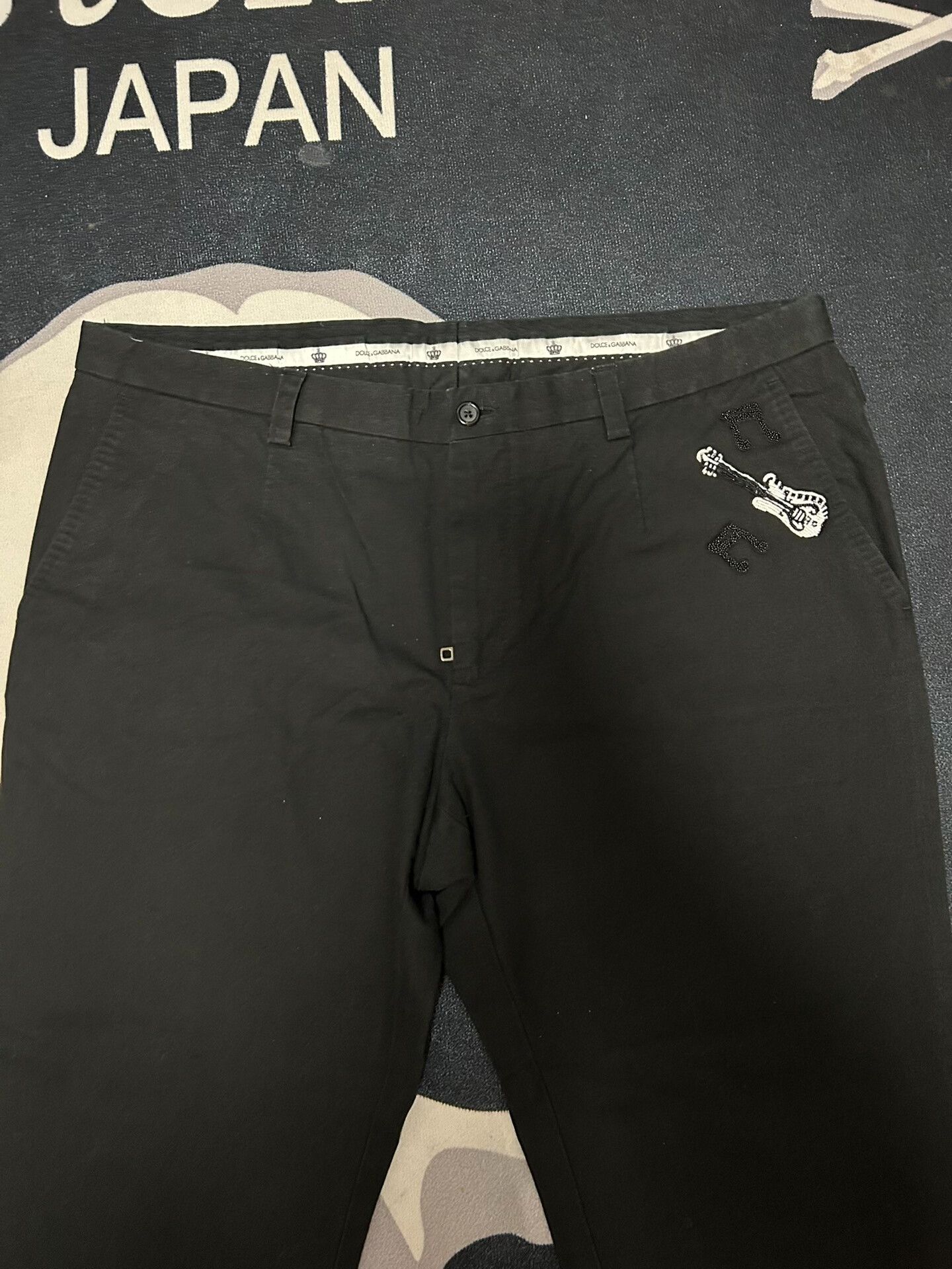 Dolce & Gabbana Dolce & Gabbana Embroidered Casual Pants Size US 31 - 2 Thumbnail