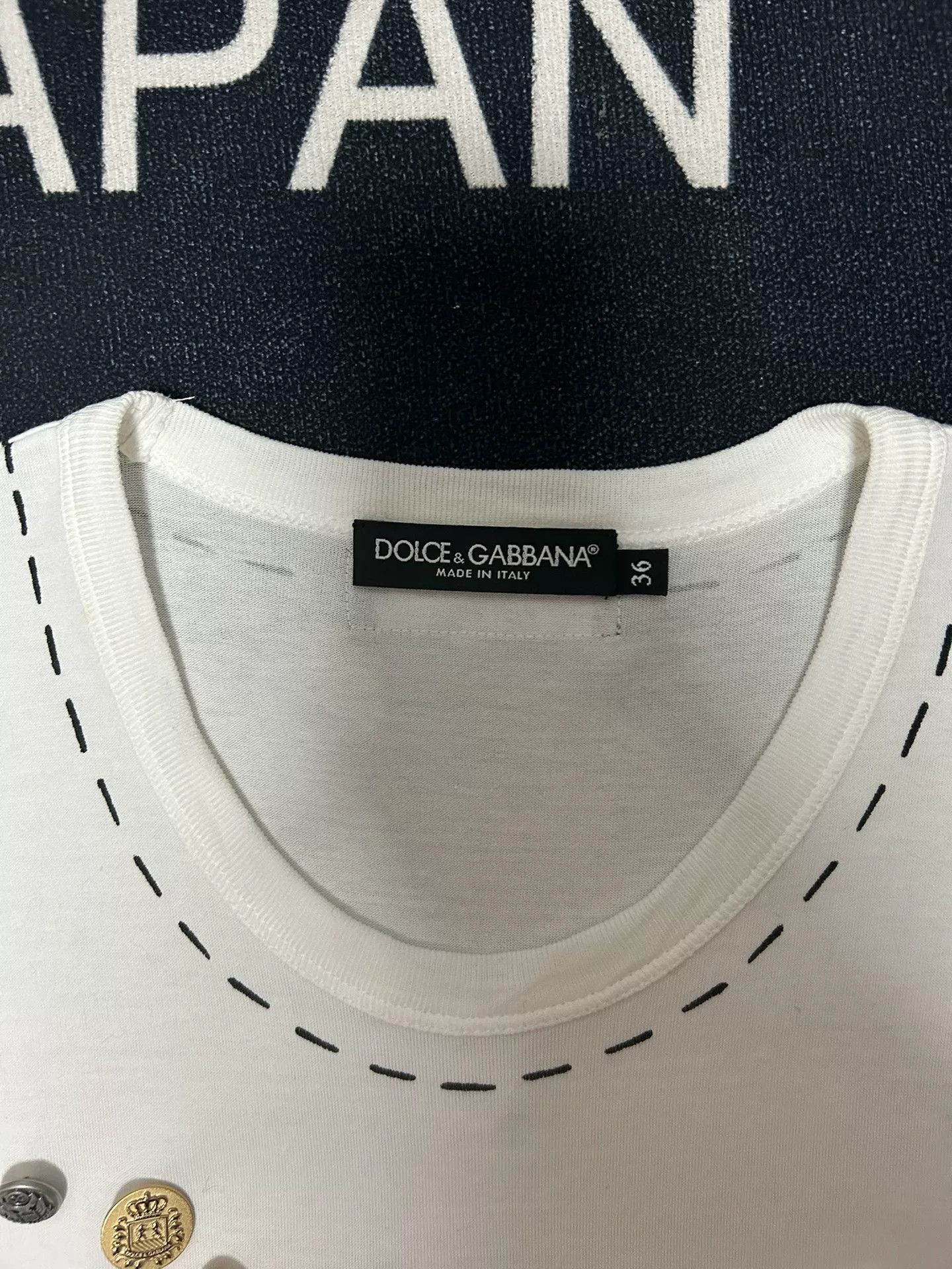 Dolce & Gabbana Dolce & Gabbana Heart Embroidery T-shirt Size XS / US 0-2 / IT 36-38 - 3 Thumbnail