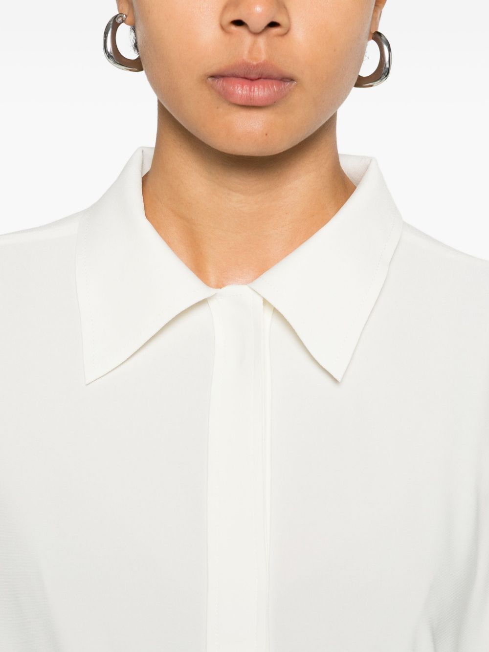 Norma Kamali JERSEY SHIRT Size S / US 4 / IT 40 - 2 Thumbnail