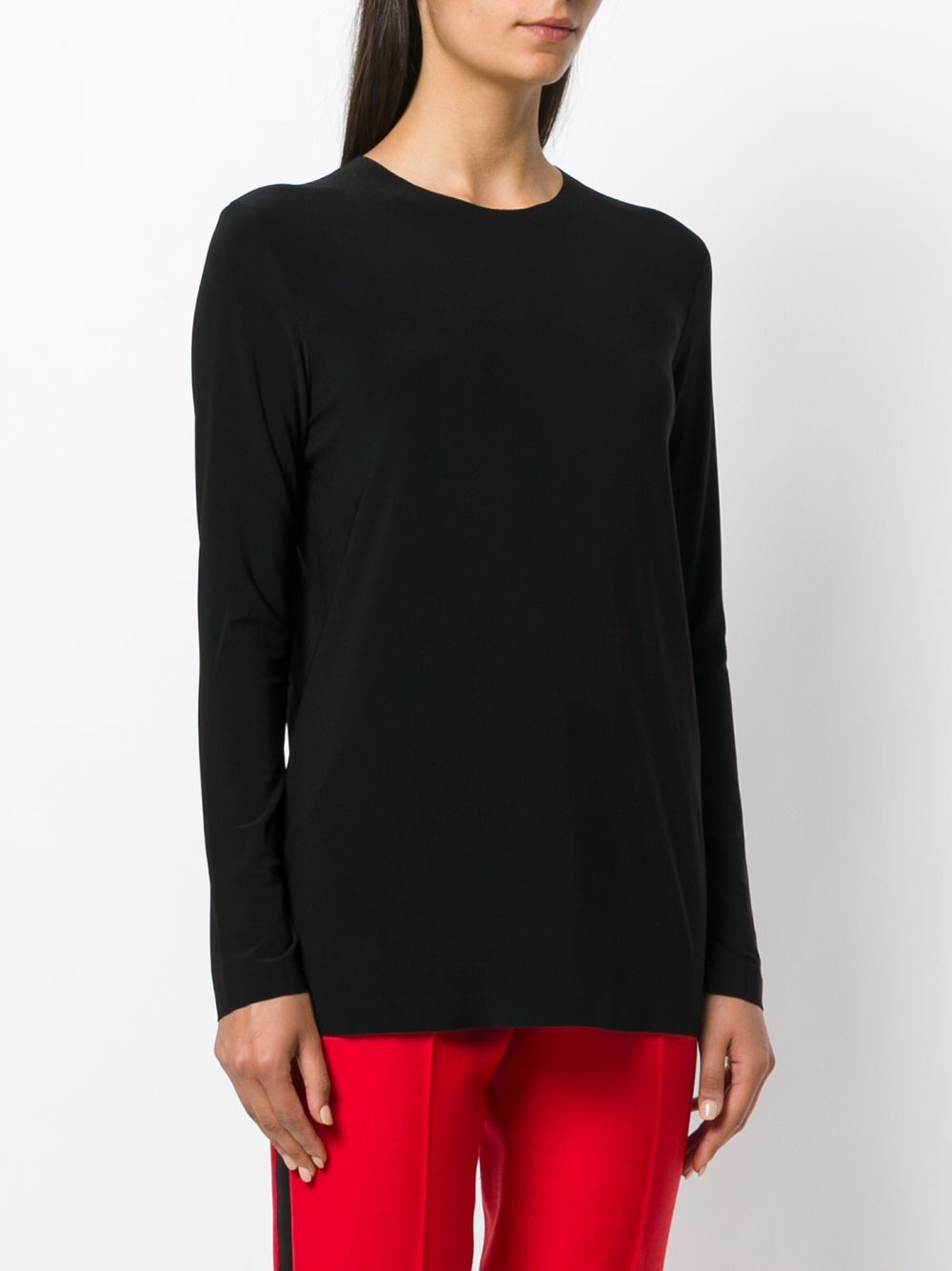 Norma Kamali LONG SLEEVES T-SHIRT Size XS / US 0-2 / IT 36-38 - 3 Thumbnail