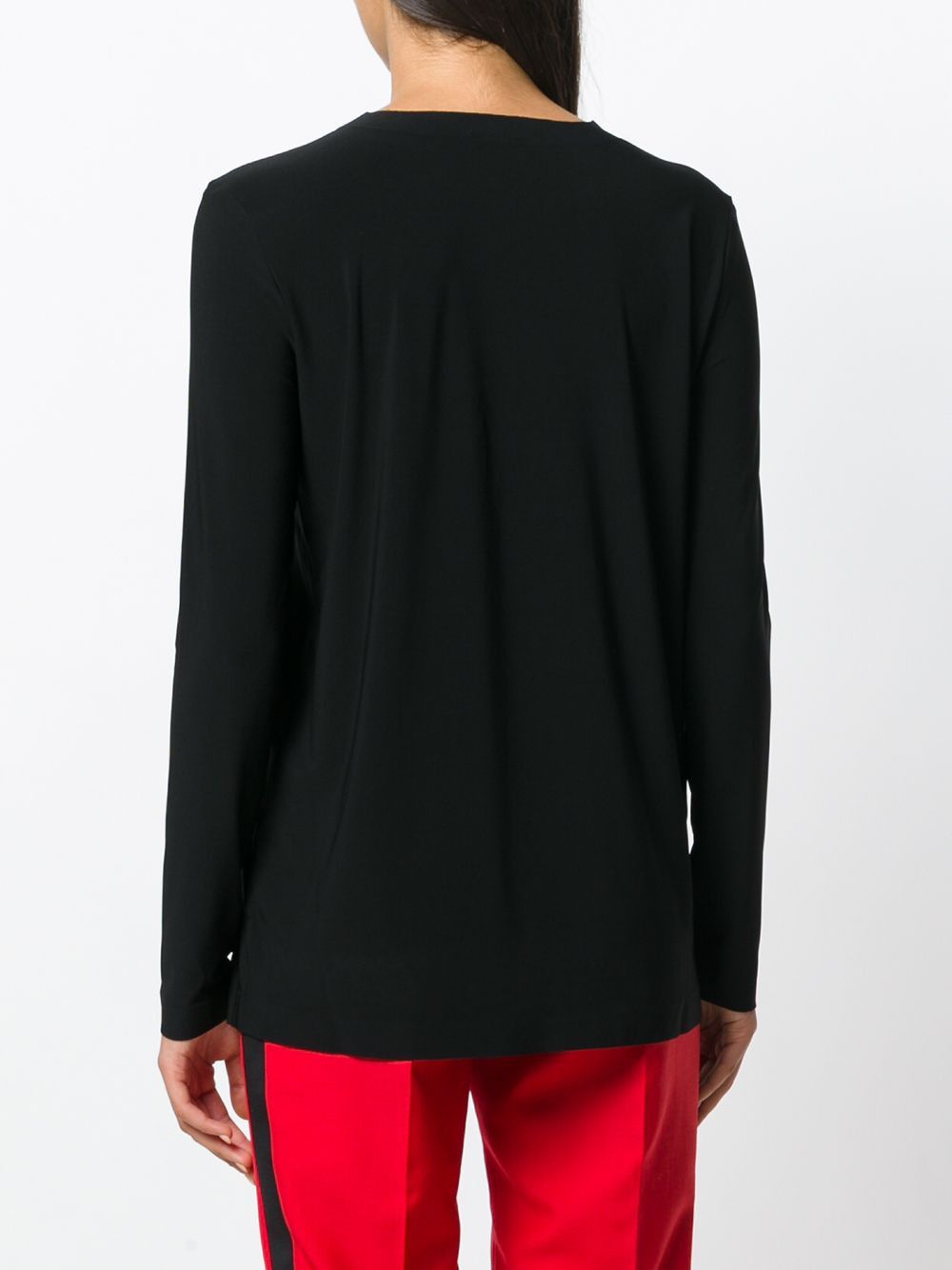 Norma Kamali LONG SLEEVES T-SHIRT Size XS / US 0-2 / IT 36-38 - 4 Thumbnail