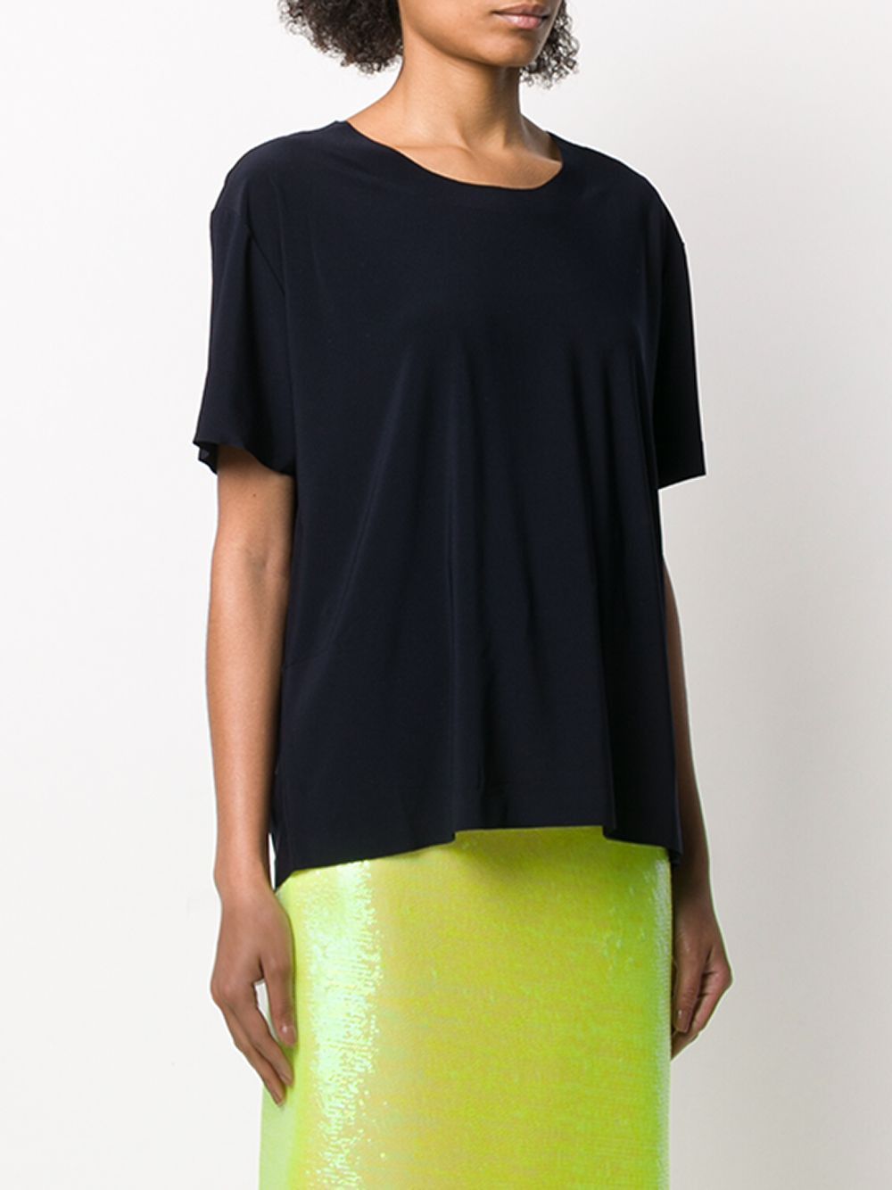 Norma Kamali SHORT SLEEVES T-SHIRT Size XS / US 0-2 / IT 36-38 - 4 Thumbnail
