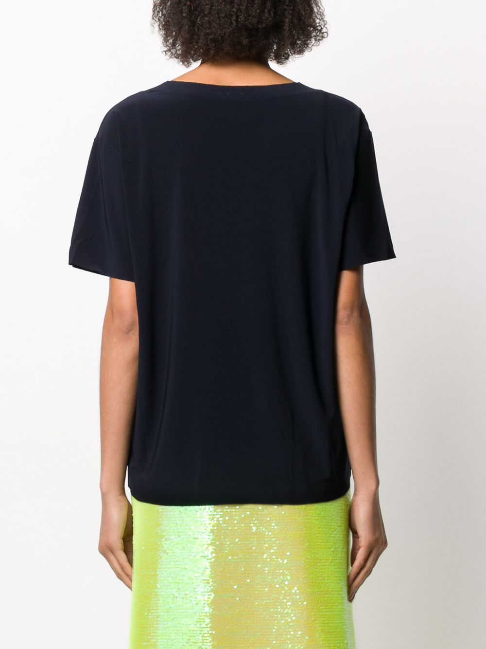 Norma Kamali SHORT SLEEVES T-SHIRT Size XS / US 0-2 / IT 36-38 - 3 Thumbnail