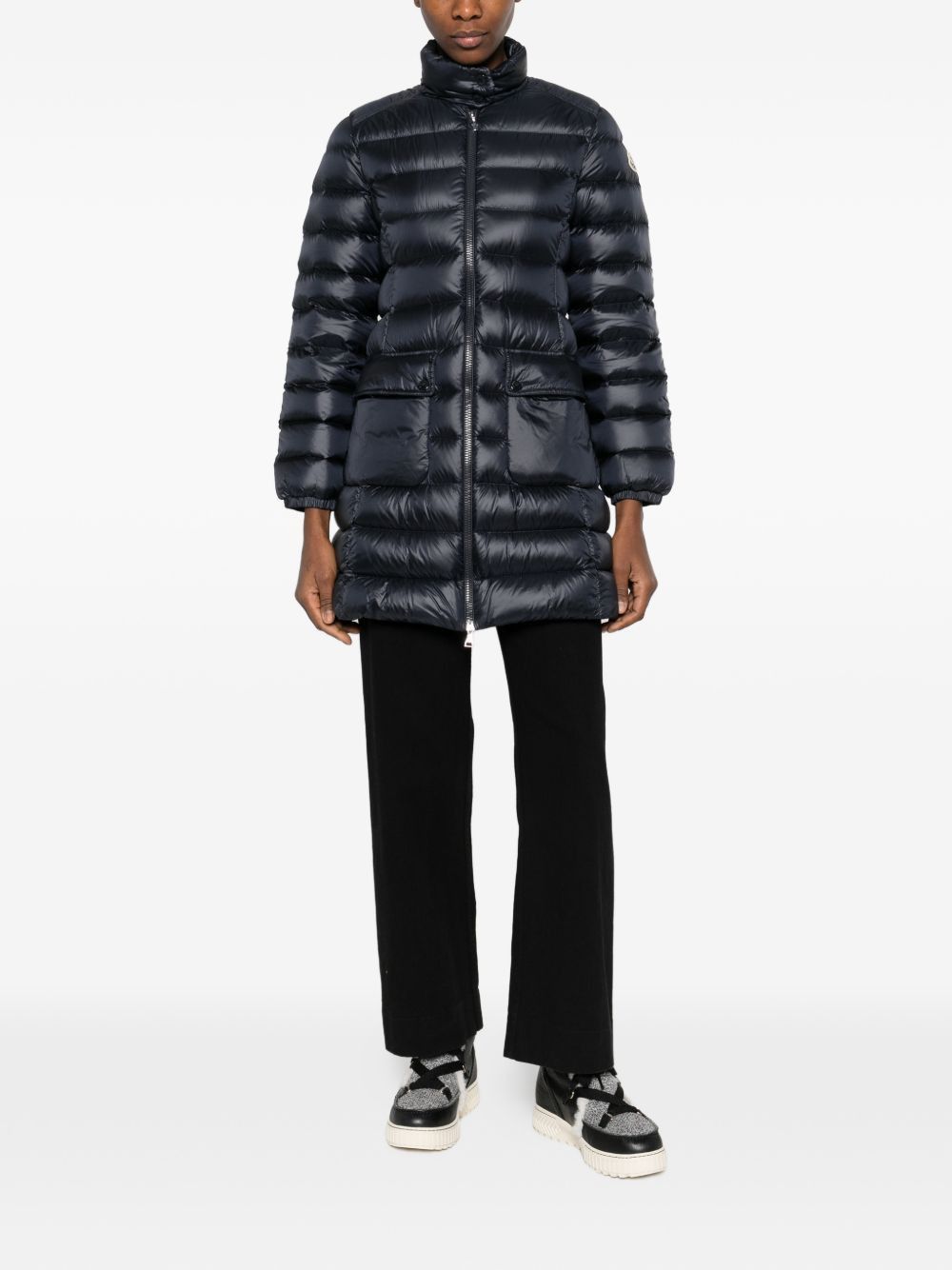 Moncler GENET LONG DOWN JACKET Size M / US 6-8 / IT 42-44 - 4 Thumbnail