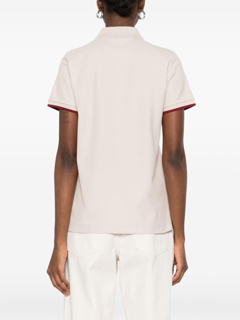 Moncler LOGO COTTON POLO SHIRT Size L / US 10 / IT 46 - 4 Thumbnail