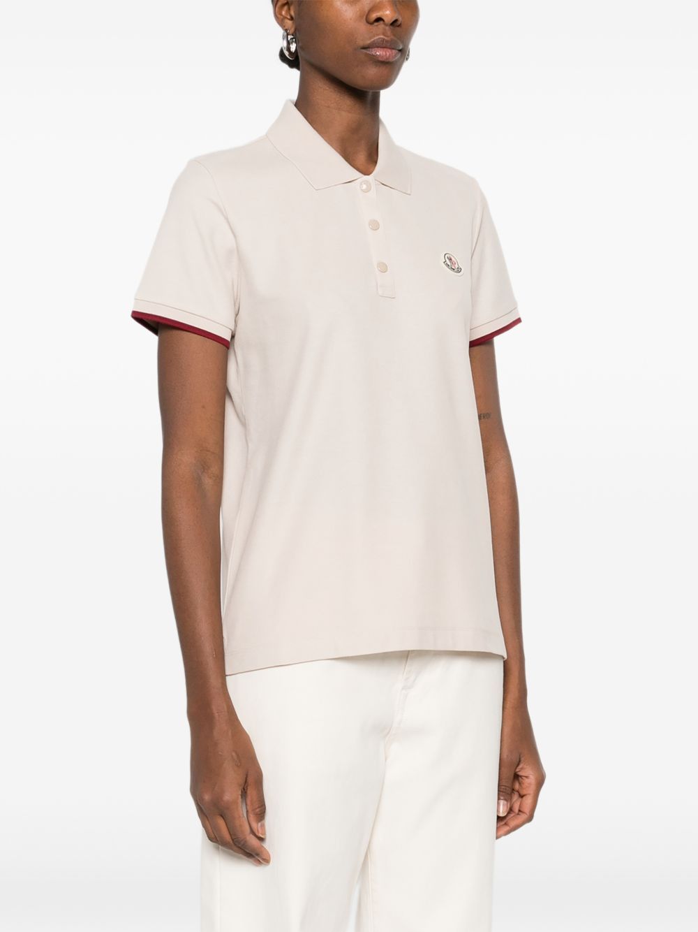 Moncler LOGO COTTON POLO SHIRT Size M / US 6-8 / IT 42-44 - 5 Thumbnail