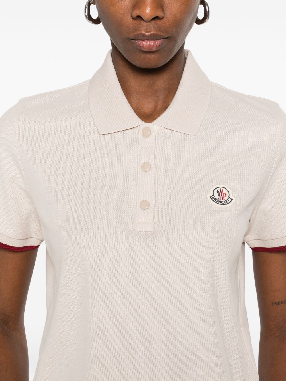 Moncler LOGO COTTON POLO SHIRT Size M / US 6-8 / IT 42-44 - 3 Thumbnail