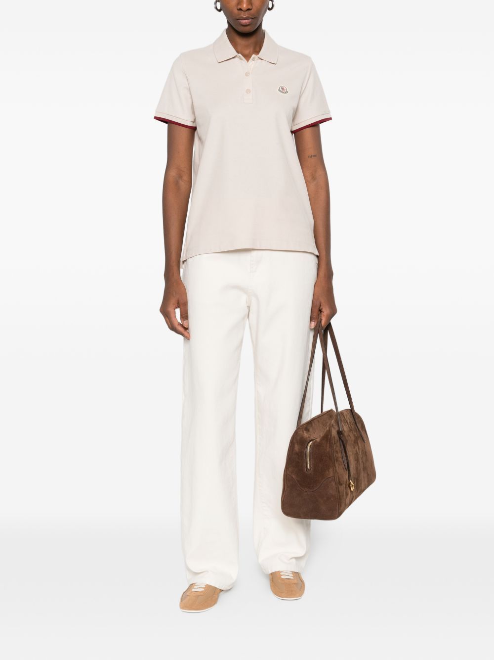 Moncler LOGO COTTON POLO SHIRT Size S / US 4 / IT 40 - 2 Thumbnail