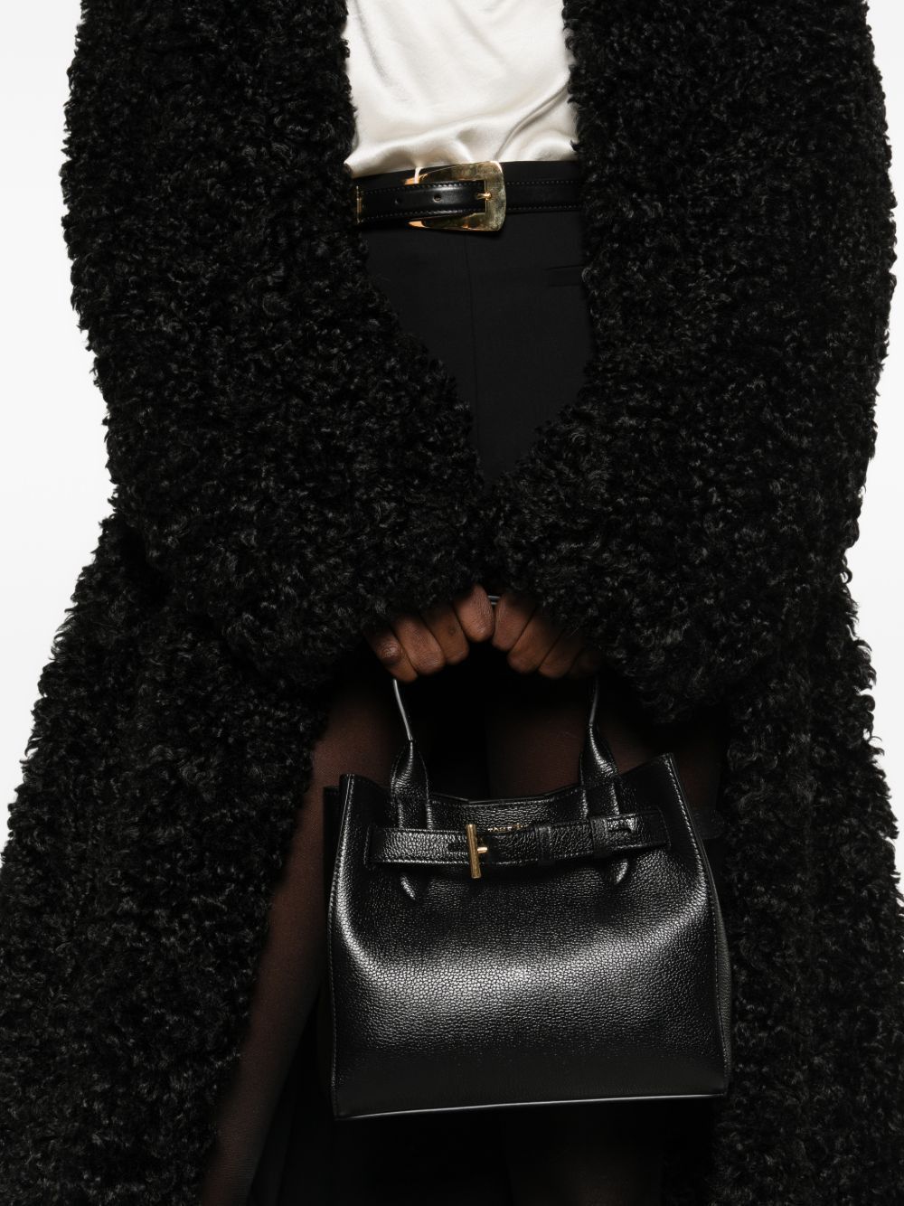 Tom Ford AUDREY SMALL LEATHER TOTE BAG Size ONE SIZE - 3 Thumbnail