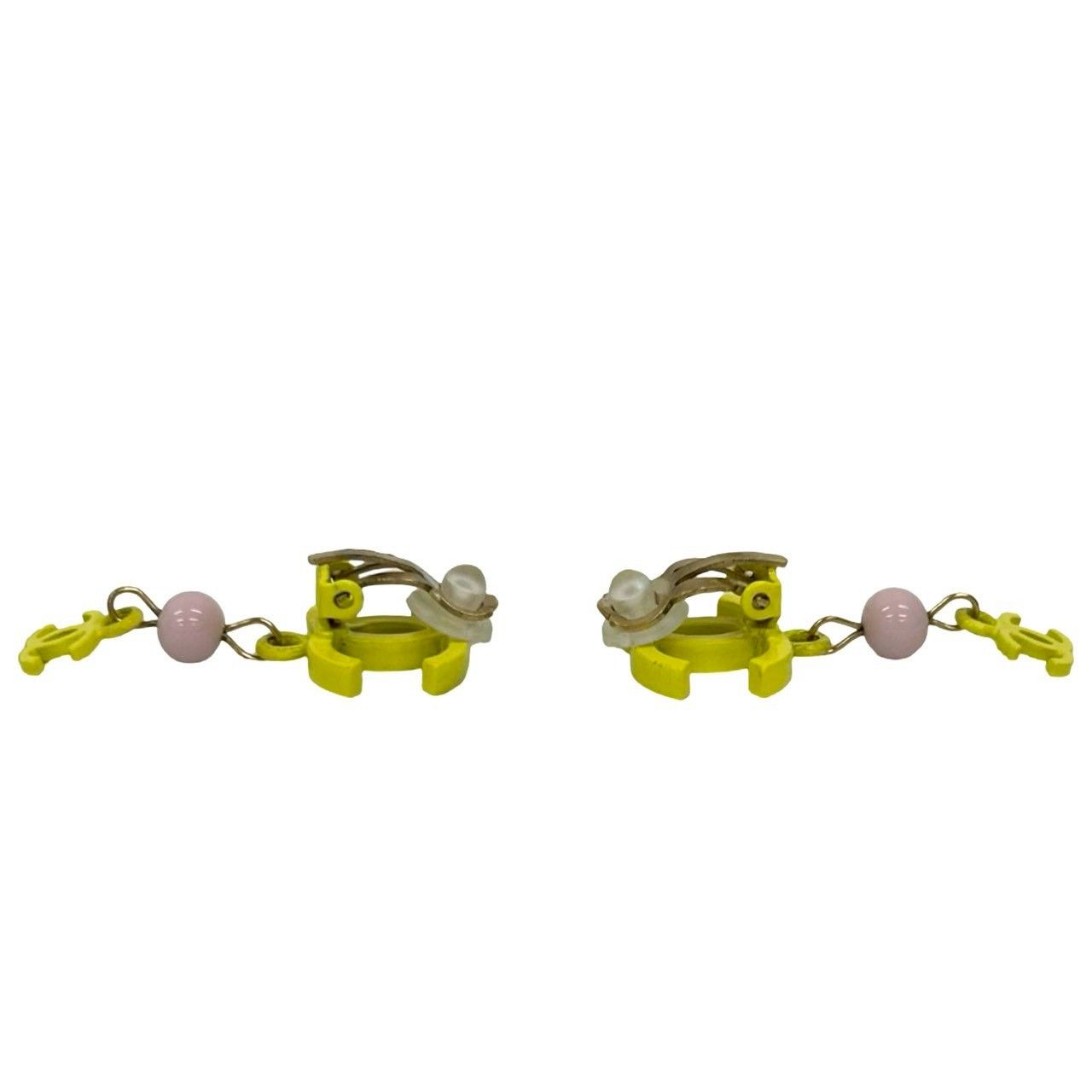 Chanel Chanel Chanel Coco Mark Earrings Plastic / Synthetic Earrings DUTY FREE for USA Size ONE SIZE - 3 Thumbnail