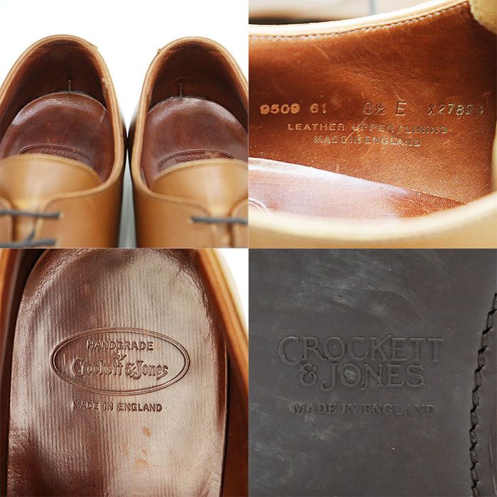 Other Other Crockett & Jones Leather Derby Shoes Leather Shoes 9509-61 DUTY FREE for USA Size ONE SIZE - 10 Thumbnail