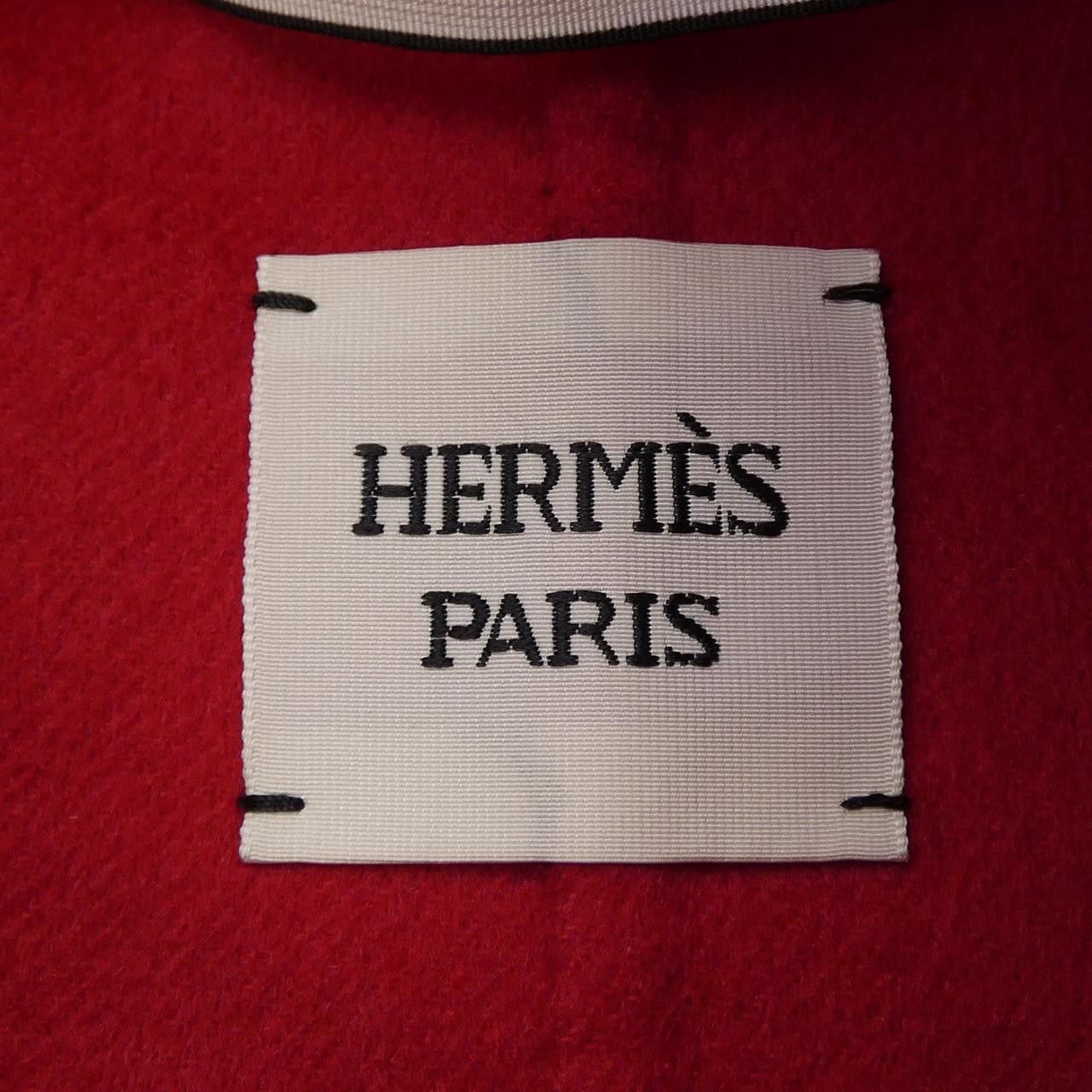 Hermes Hermes Hermès Clou de Selle Cashmere Coat Textile Outerwear DUTY FREE for USA Size ONE SIZE - 4 Thumbnail