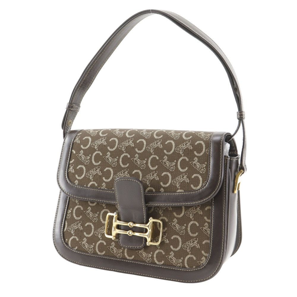 Celine Celine Celine Vintage Canvas Calf Handbag Leather Handbag DUTY FREE for USA Size ONE SIZE - 2 Thumbnail