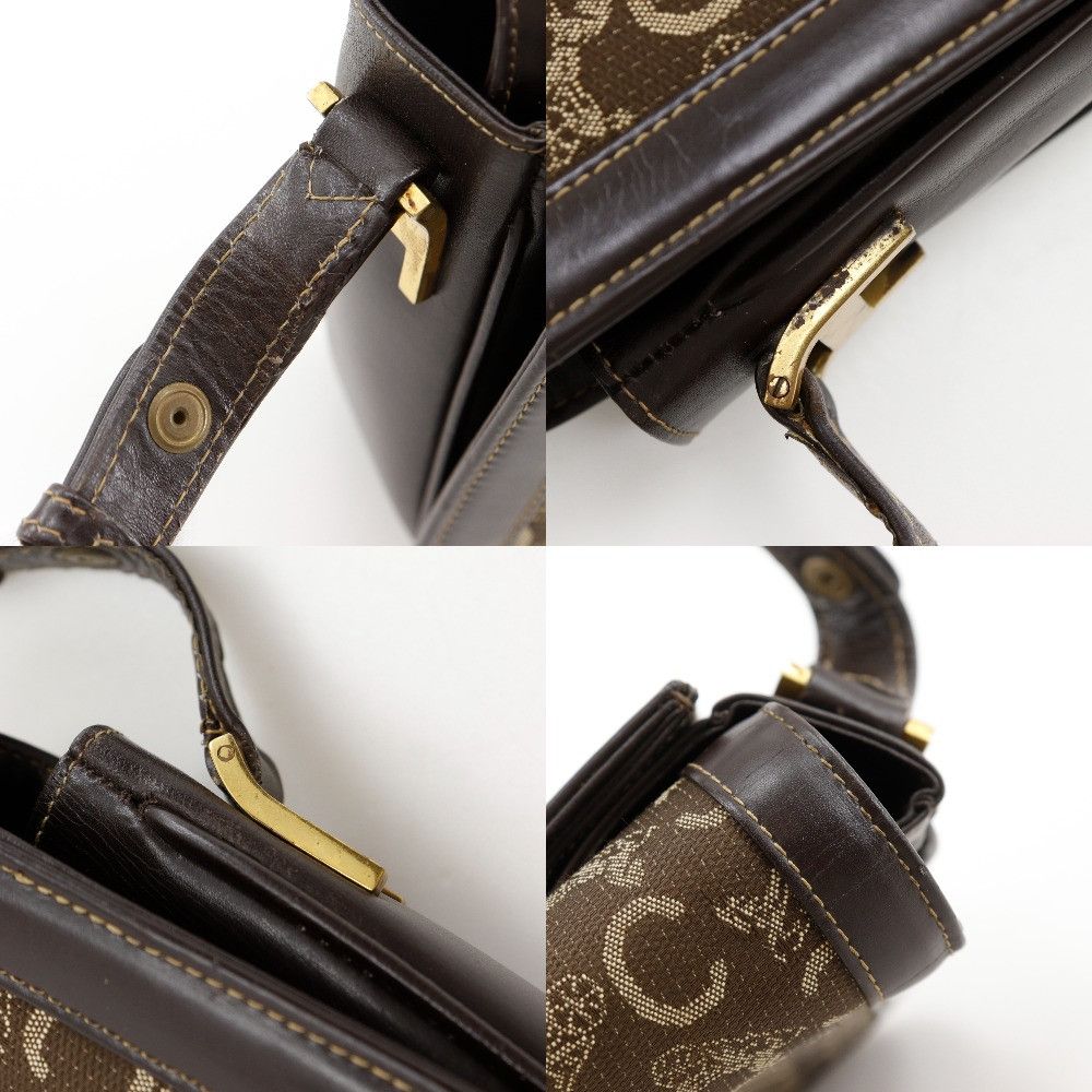 Celine Celine Celine Vintage Canvas Calf Handbag Leather Handbag DUTY FREE for USA Size ONE SIZE - 15 Thumbnail