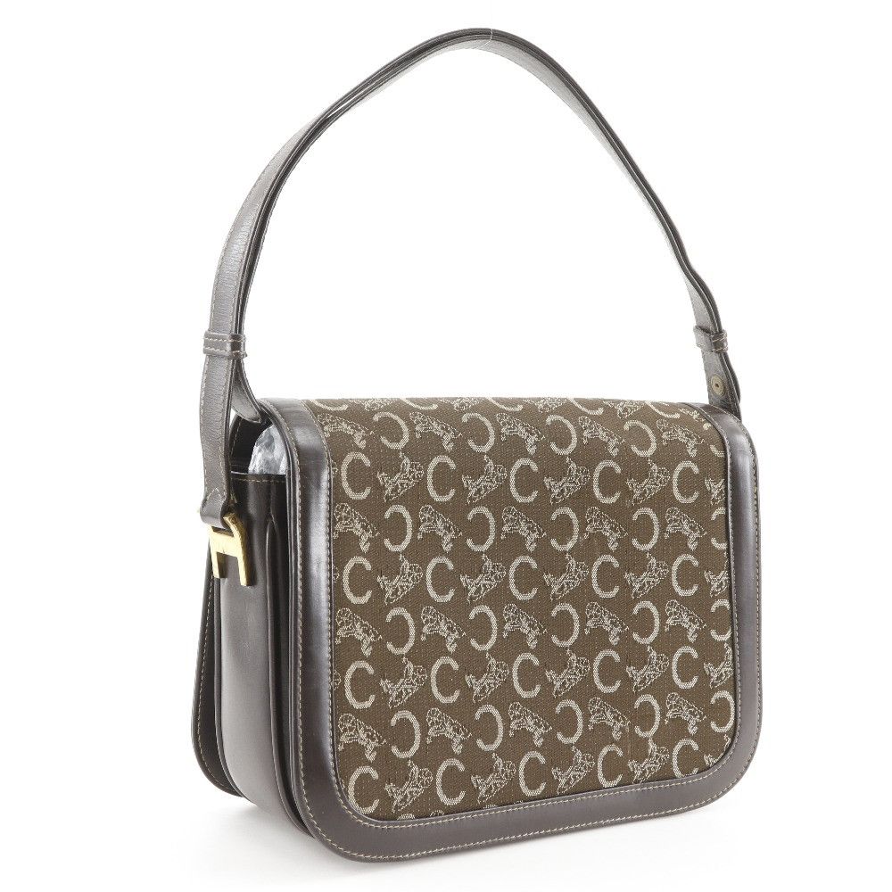 Celine Celine Celine Vintage Canvas Calf Handbag Leather Handbag DUTY FREE for USA Size ONE SIZE - 3 Thumbnail