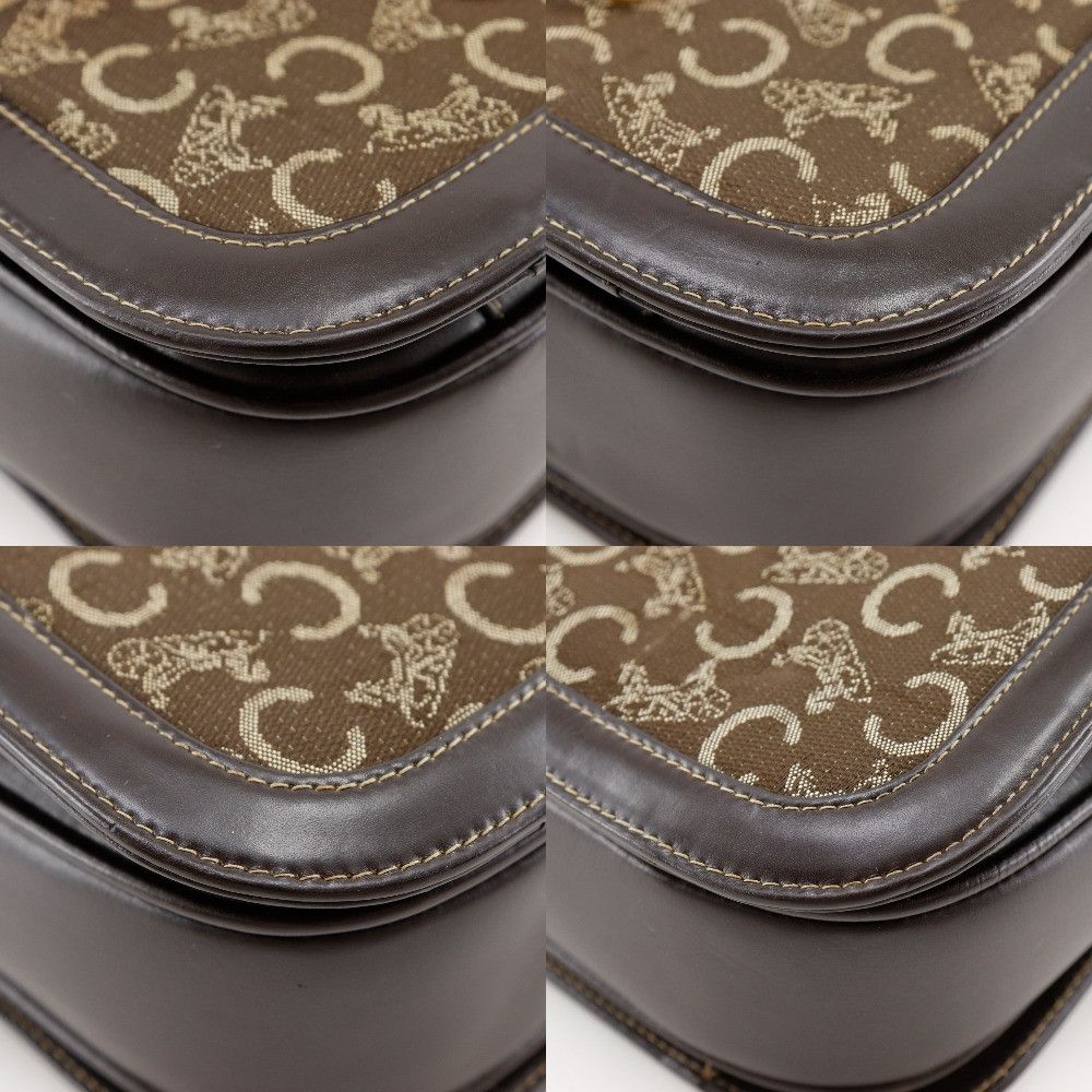 Celine Celine Celine Vintage Canvas Calf Handbag Leather Handbag DUTY FREE for USA Size ONE SIZE - 4 Thumbnail