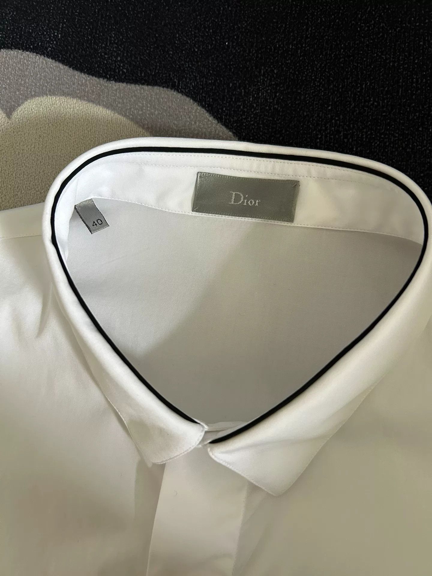 Dior Dior Homme Contrast Collar Shirt Size US M / EU 48-50 / 2 - 2 Thumbnail