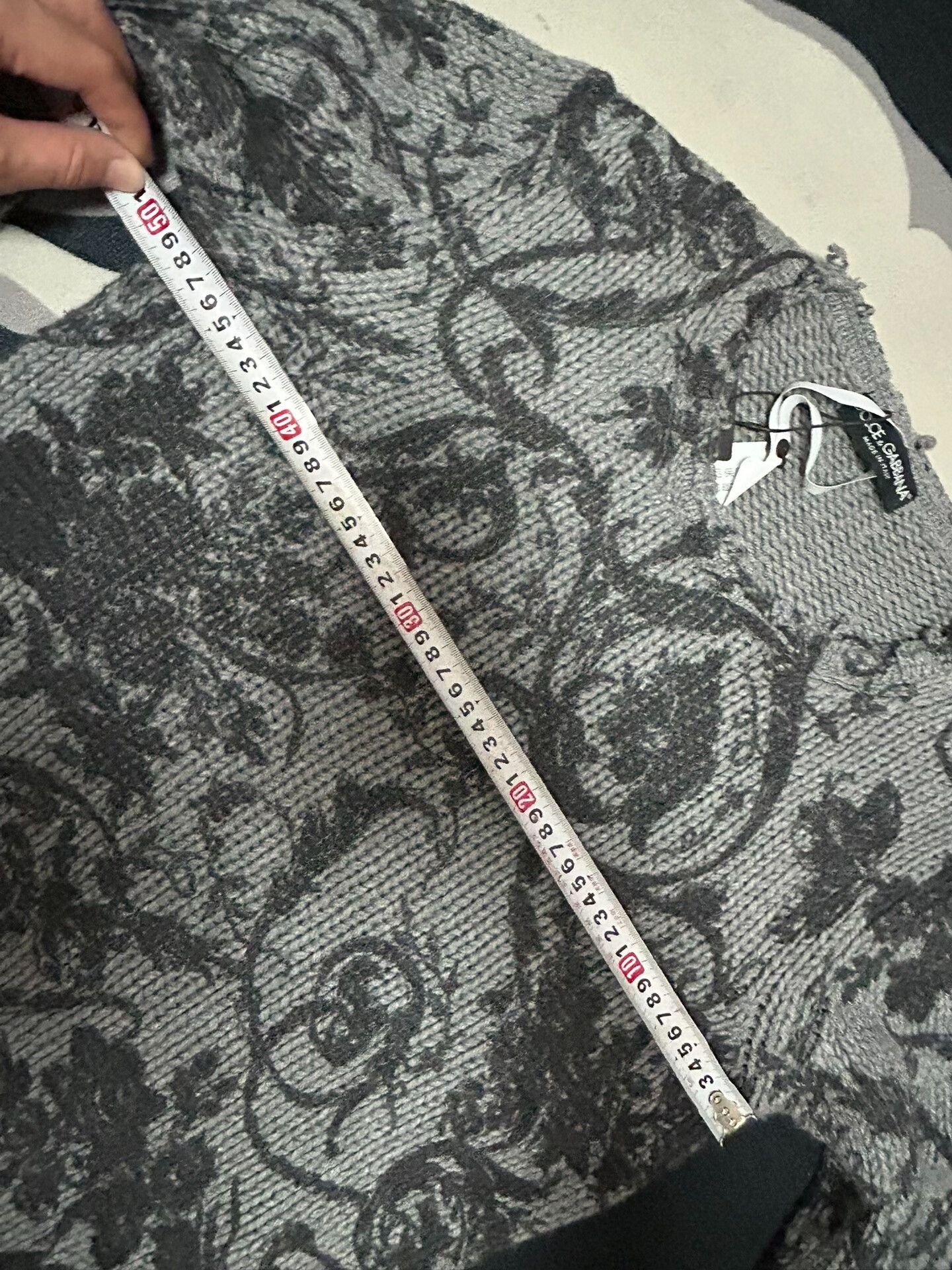 Dolce & Gabbana Dolce & Gabbana Knit Sweater with Iris Pattern Size L / US 10 / IT 46 - 5 Thumbnail