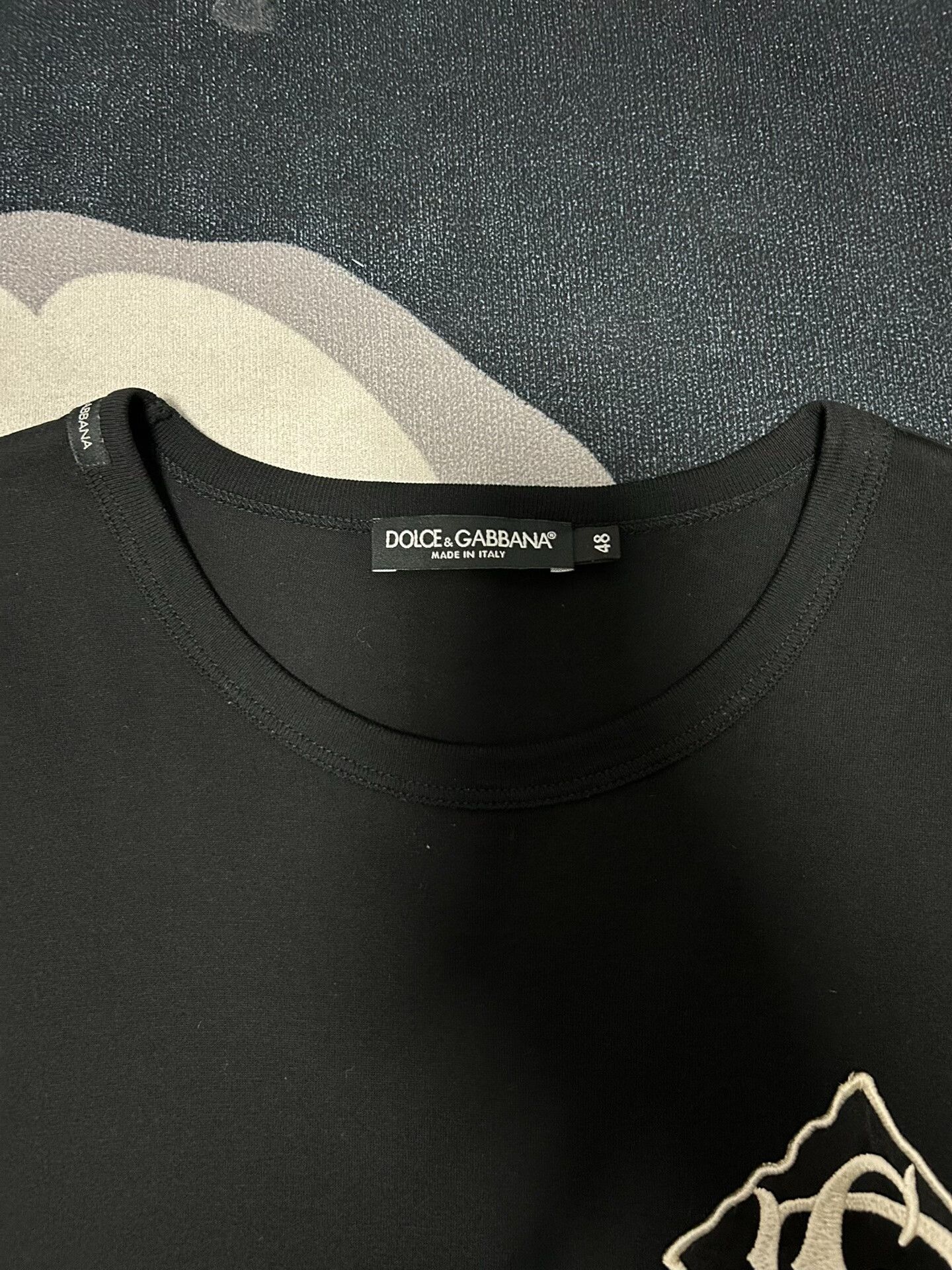Dolce & Gabbana Dolce & Gabbana Black Logo T-Shirt Size US M / EU 48-50 / 2 - 2 Thumbnail