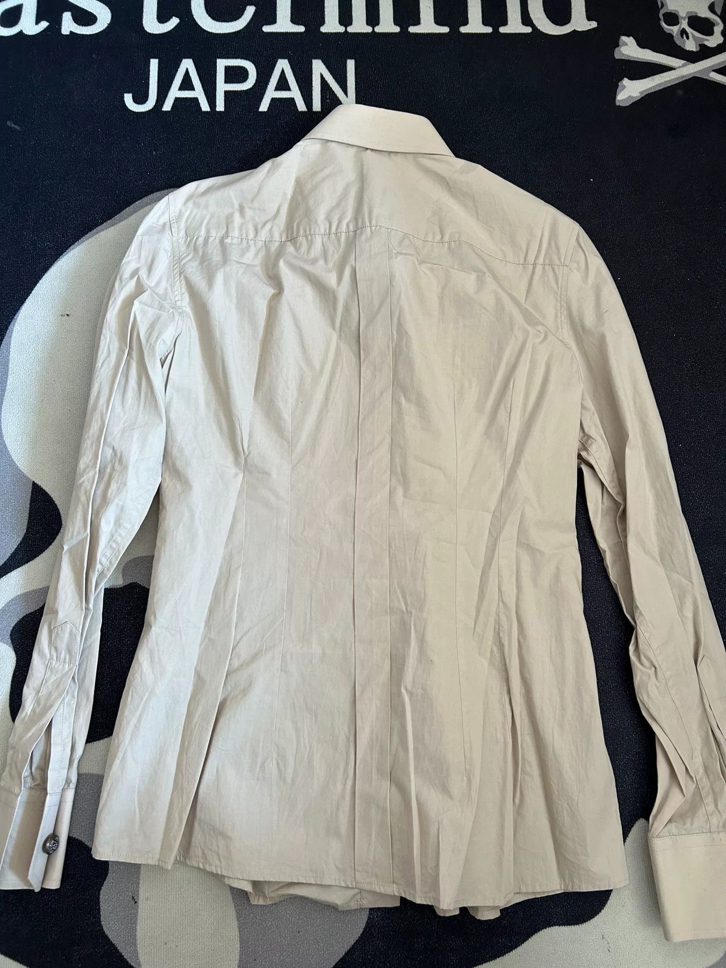 Dolce & Gabbana Fashion Casual Khaki Work Shirt for Women Size M / US 6-8 / IT 42-44 - 4 Thumbnail