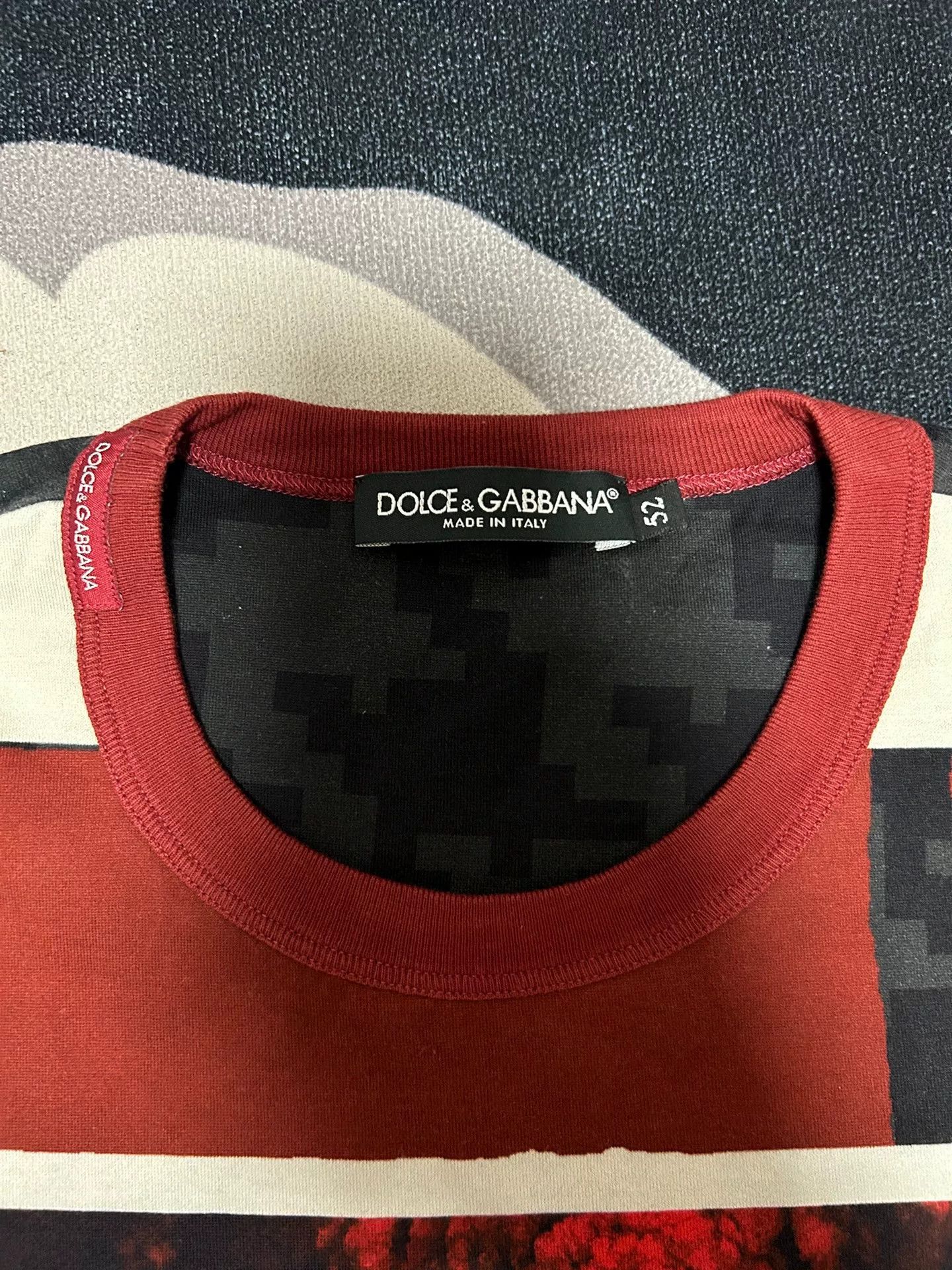 Dolce & Gabbana Dolce & Gabbana Volcano Print T-Shirt Size US L / EU 52-54 / 3 - 3 Thumbnail