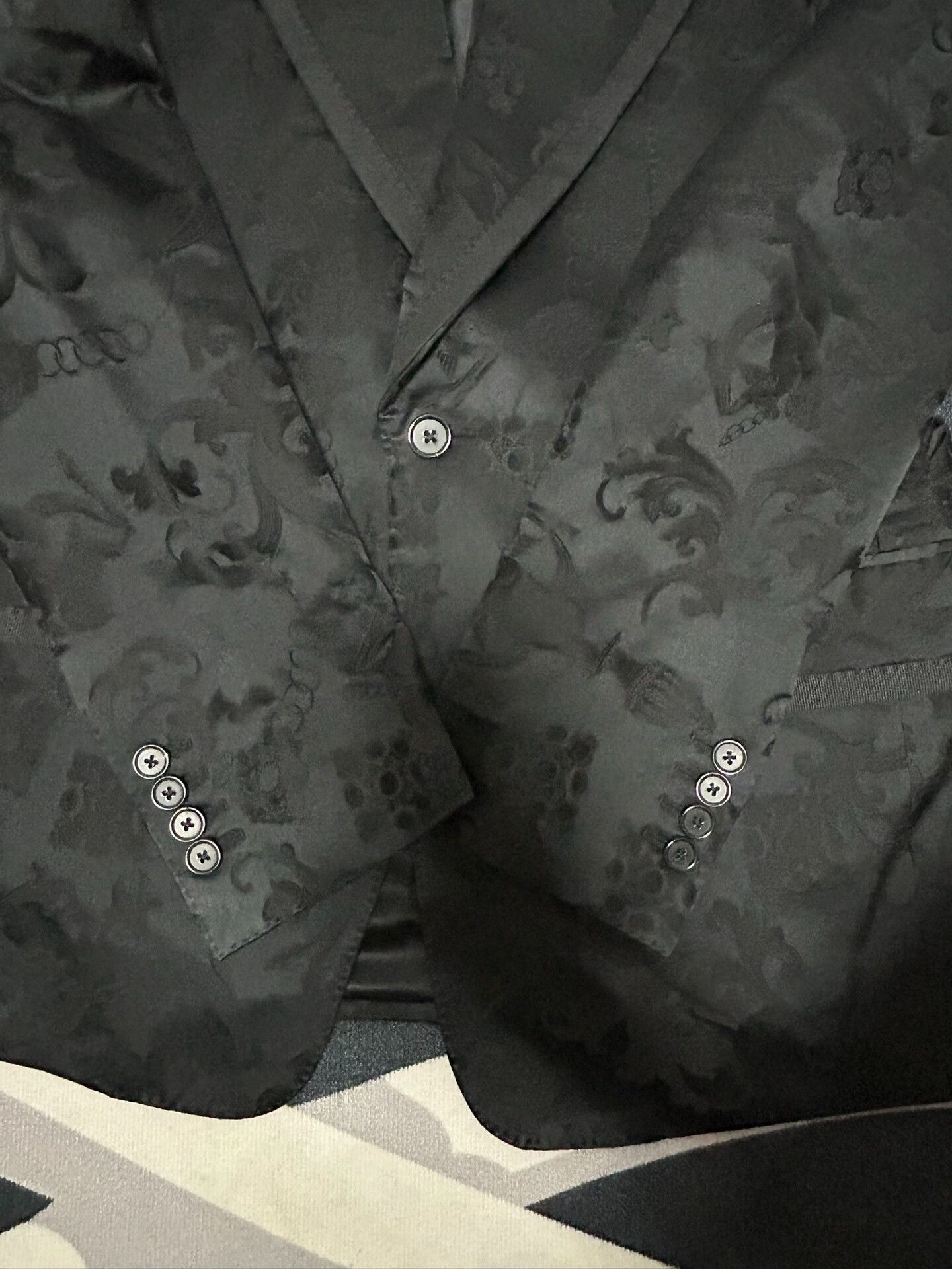 Dolce & Gabbana Dolce & Gabbana Black Suit Jacket Size US S / EU 44-46 / 1 - 5 Thumbnail