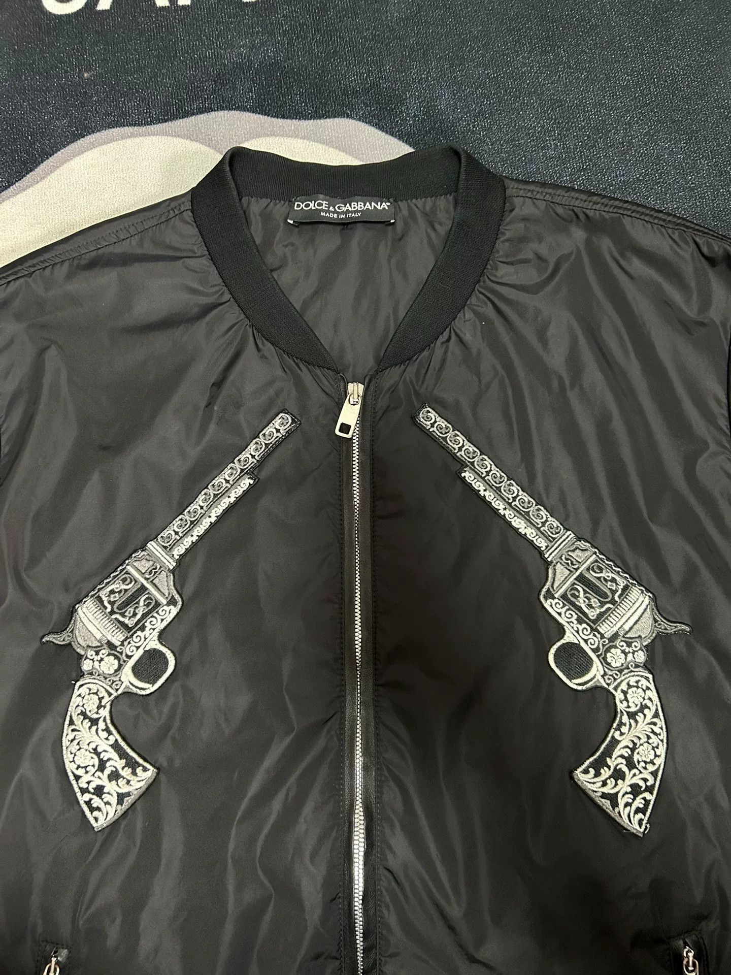 Dolce & Gabbana Dolce & Gabbana Quilted Baseball Jacket Size US L / EU 52-54 / 3 - 3 Thumbnail