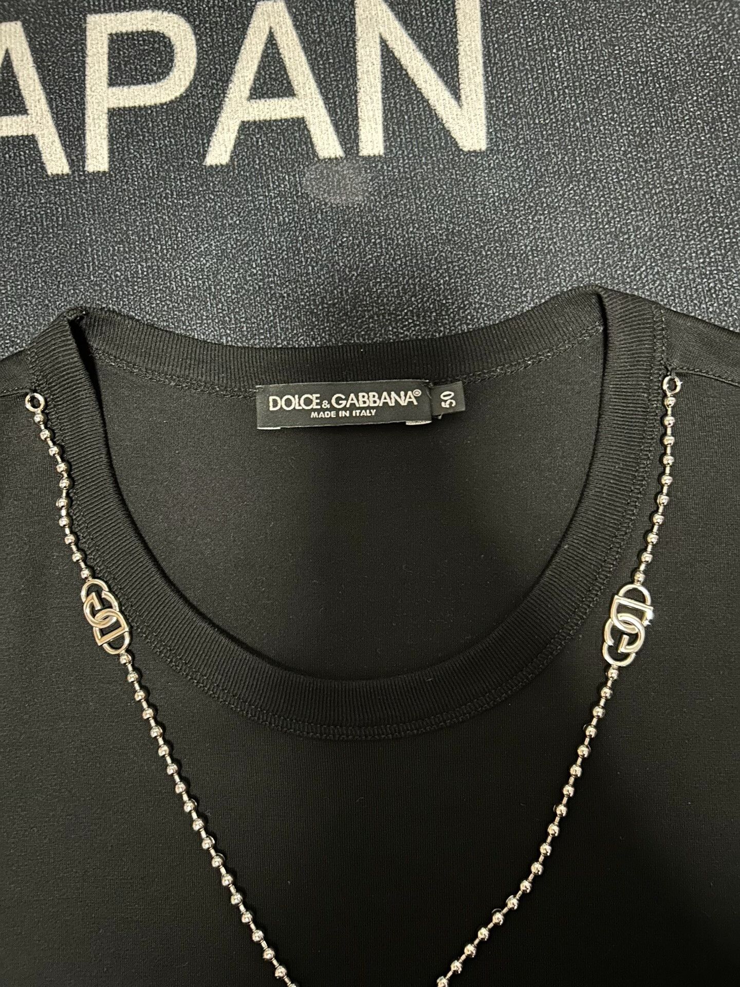 Dolce & Gabbana Dolce & Gabbana Black Short Sleeve T-Shirt Size US M / EU 48-50 / 2 - 2 Thumbnail