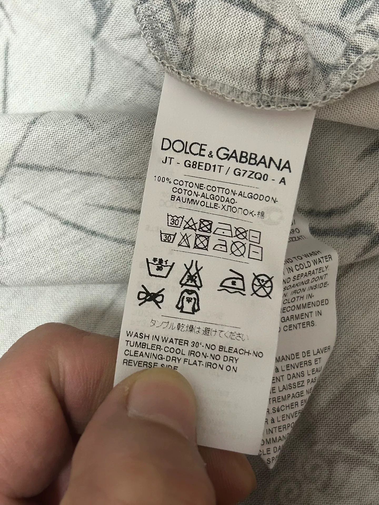 Dolce & Gabbana Dolce & Gabbana Apollo Graphic T-Shirt Size US M / EU 48-50 / 2 - 7 Thumbnail