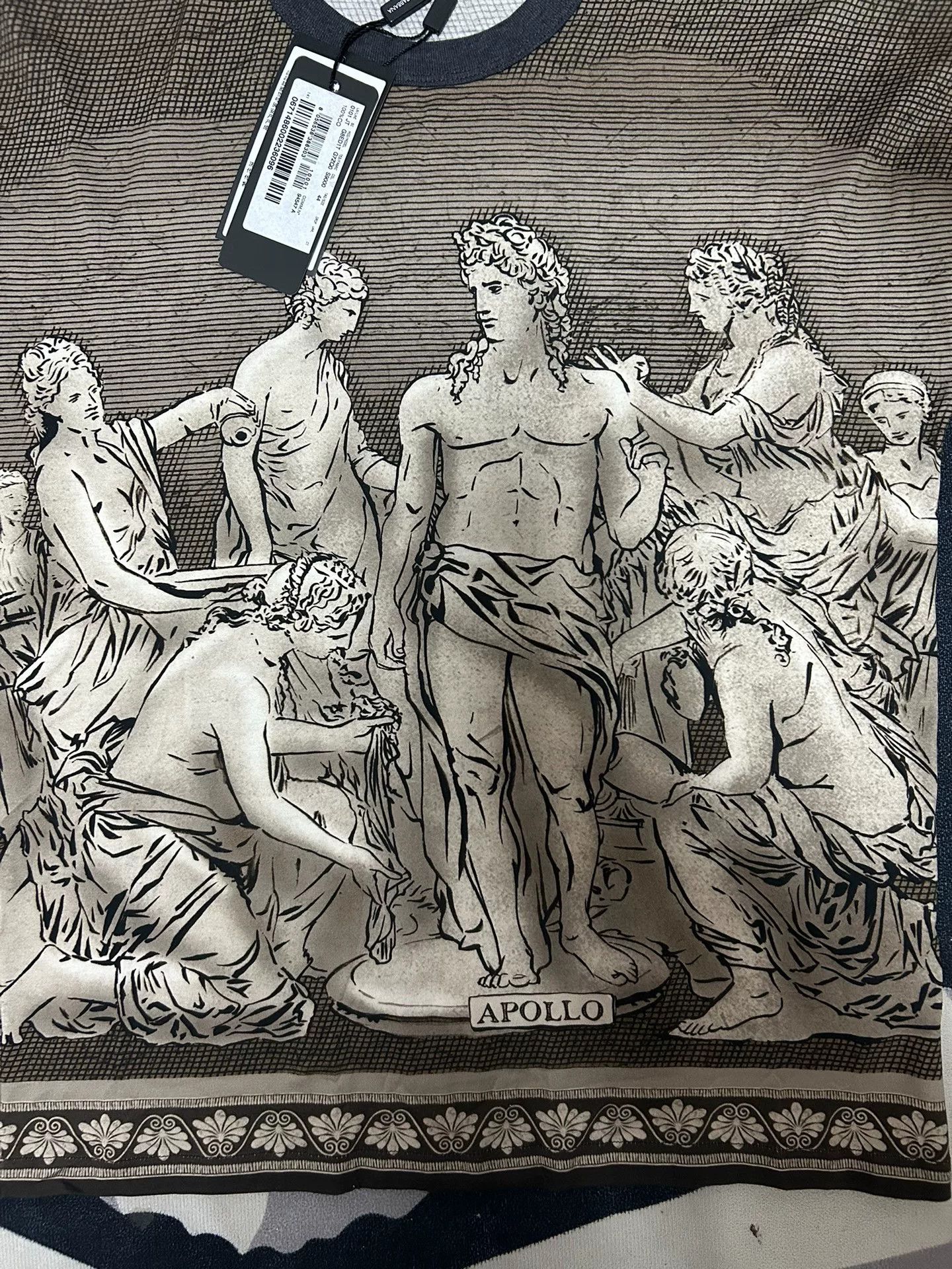 Dolce & Gabbana Dolce & Gabbana Apollo Graphic T-Shirt Size US M / EU 48-50 / 2 - 2 Thumbnail
