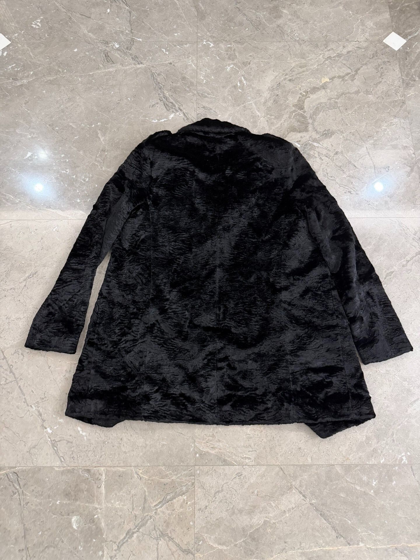 Saint Laurent Paris Saint Laurent Black Faux Fur Coat Size US M / EU 48-50 / 2 - 7 Thumbnail