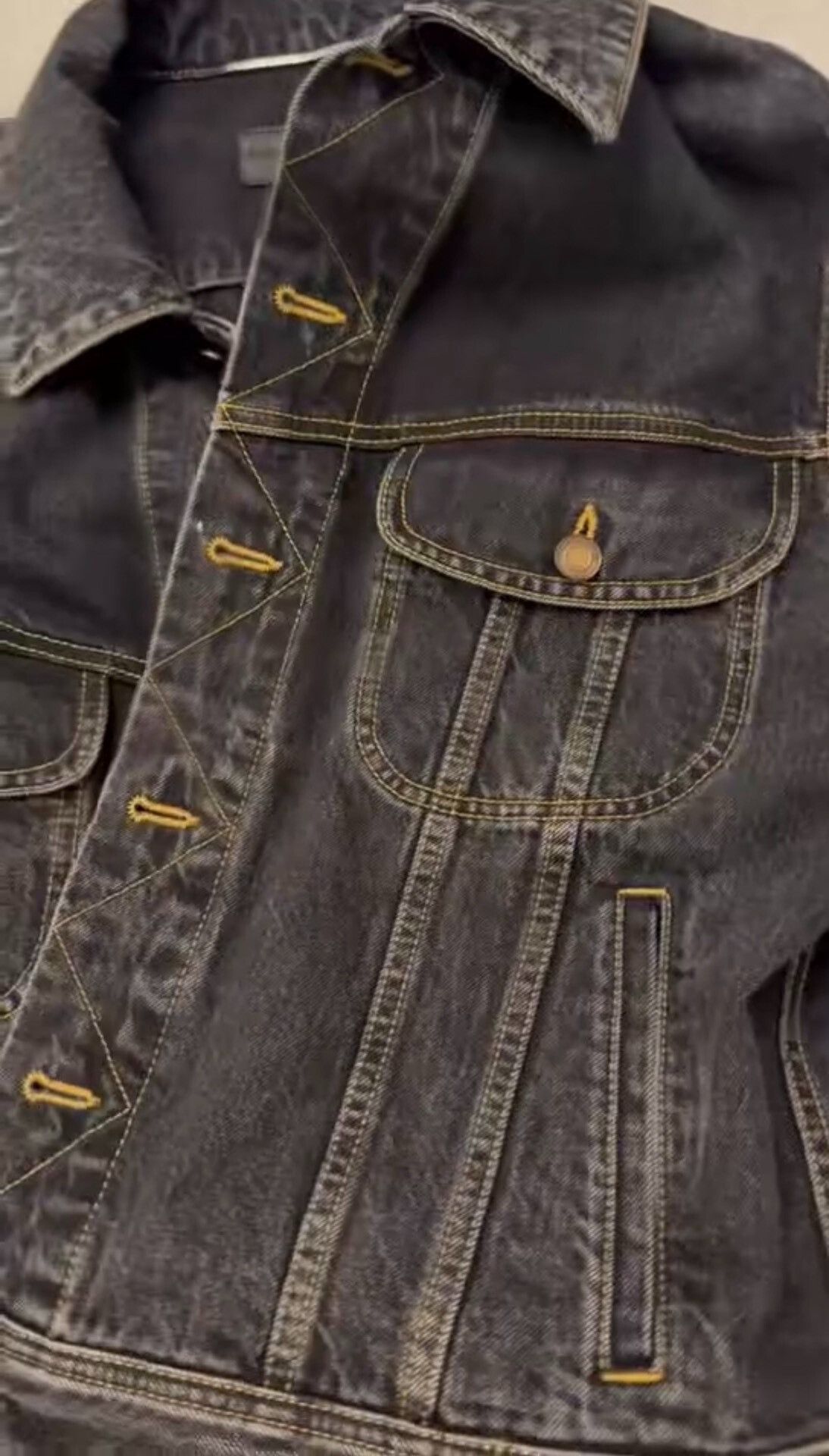 Saint Laurent Paris Saint Laurent Black Denim Jacket Size US S / EU 44-46 / 1 - 7 Thumbnail