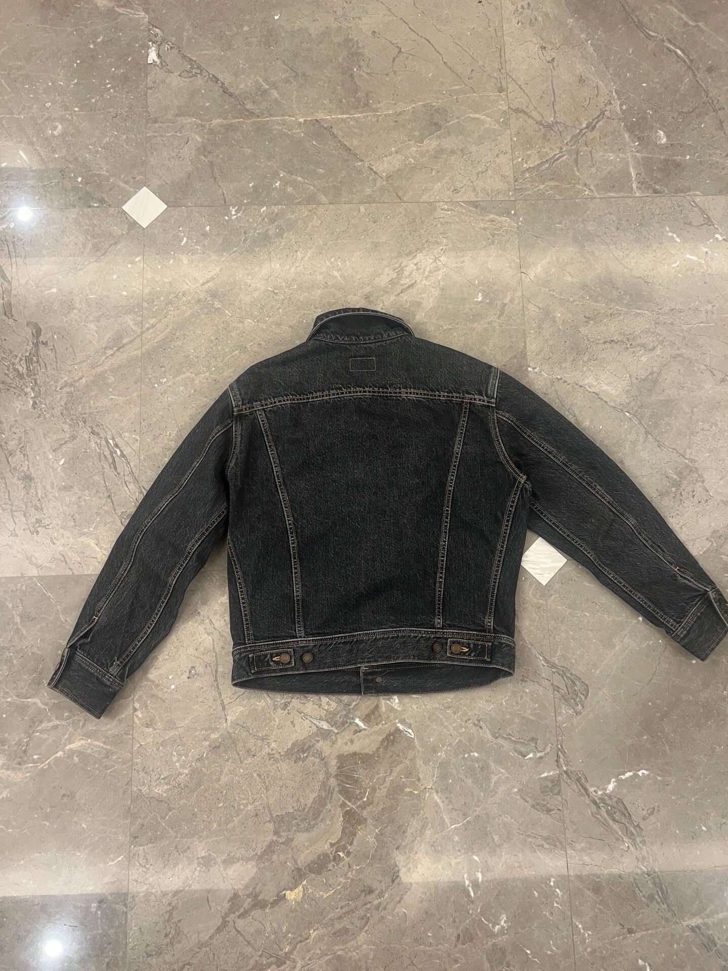 Saint Laurent Paris Saint Laurent Black Denim Jacket Size US S / EU 44-46 / 1 - 3 Thumbnail
