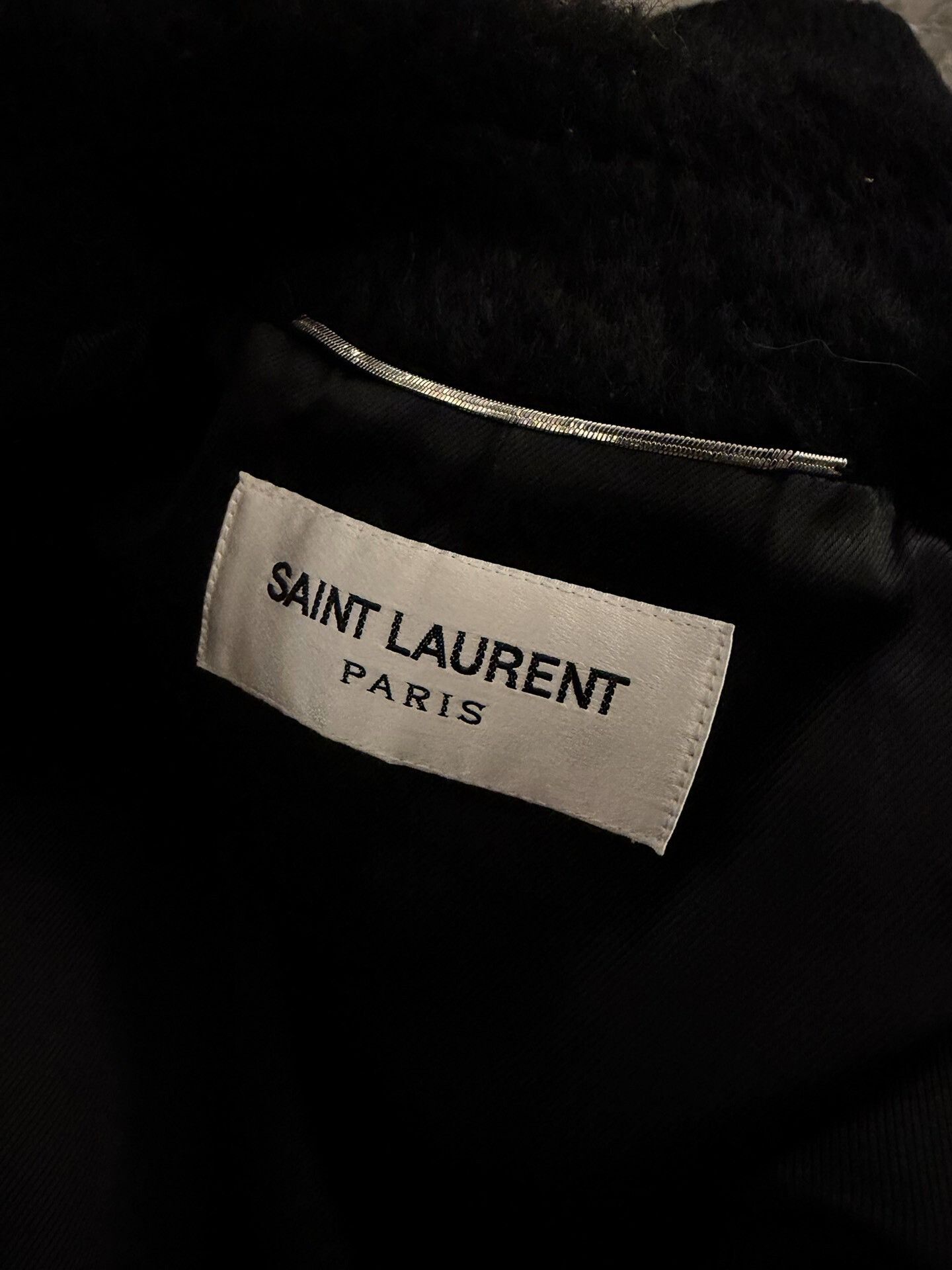 Saint Laurent Paris Saint Laurent Black Wool Blend Coat Size M / US 6-8 / IT 42-44 - 7 Thumbnail