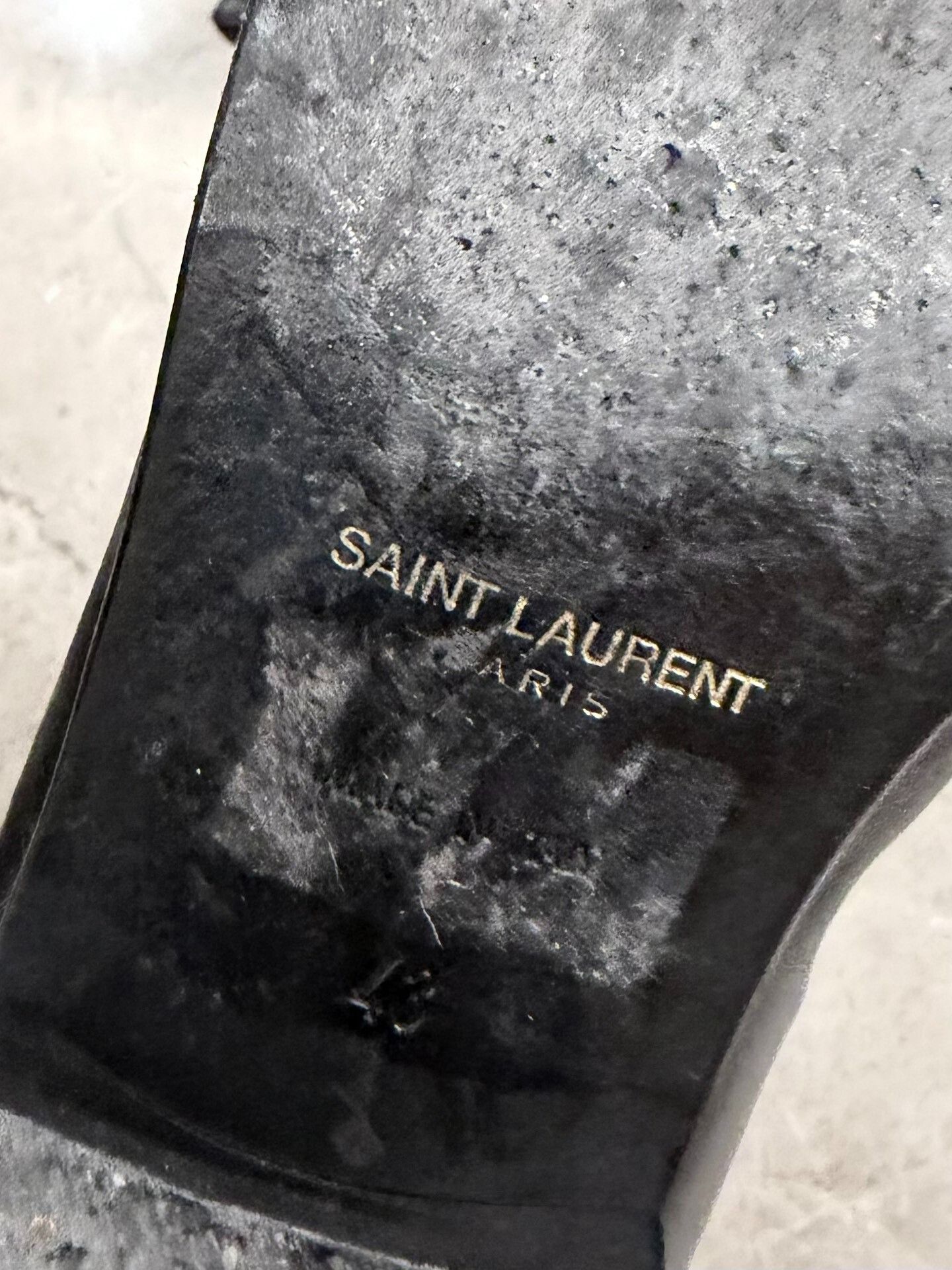 Saint Laurent Paris Saint Laurent Black Chelsea Boots with Studs Size US 10 / EU 43 - 8 Thumbnail