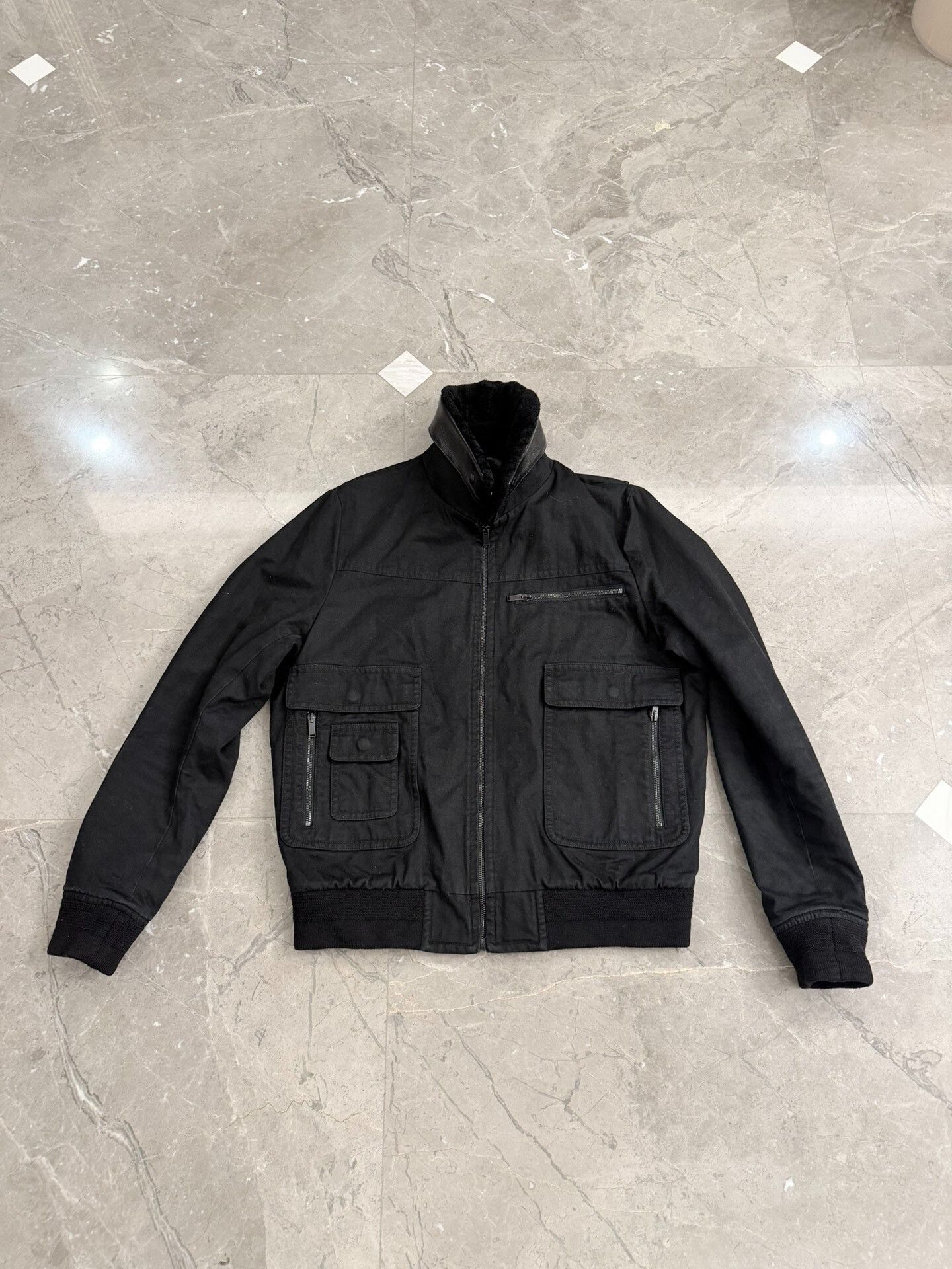Saint Laurent Paris Saint Laurent Heavy Wool Collar Jacket Size US L / EU 52-54 / 3 - 2 Thumbnail