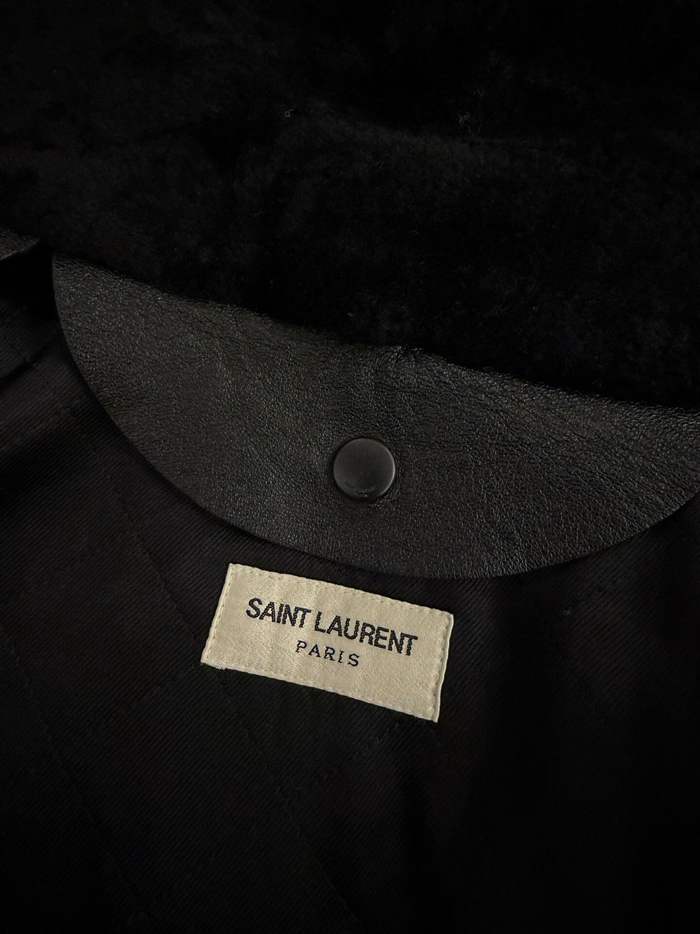 Saint Laurent Paris Saint Laurent Heavy Wool Collar Jacket Size US L / EU 52-54 / 3 - 7 Thumbnail